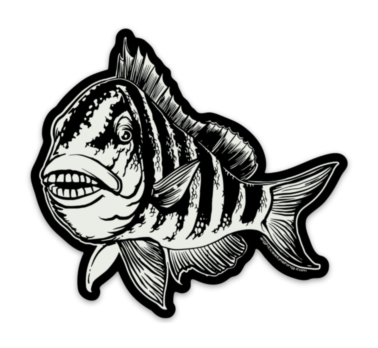 Sightcast Sheepshead sticker