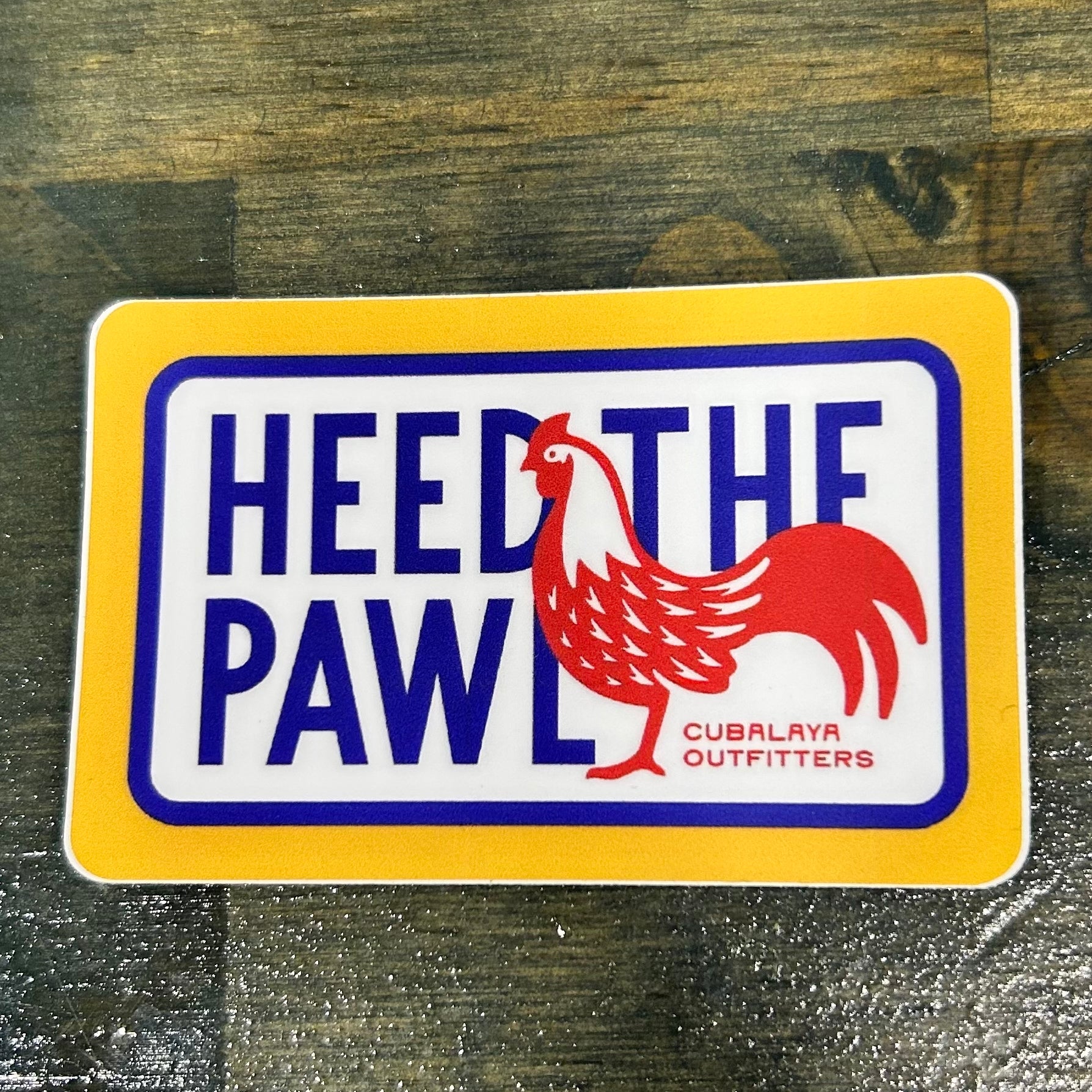 Cubalaya outfitters sticker