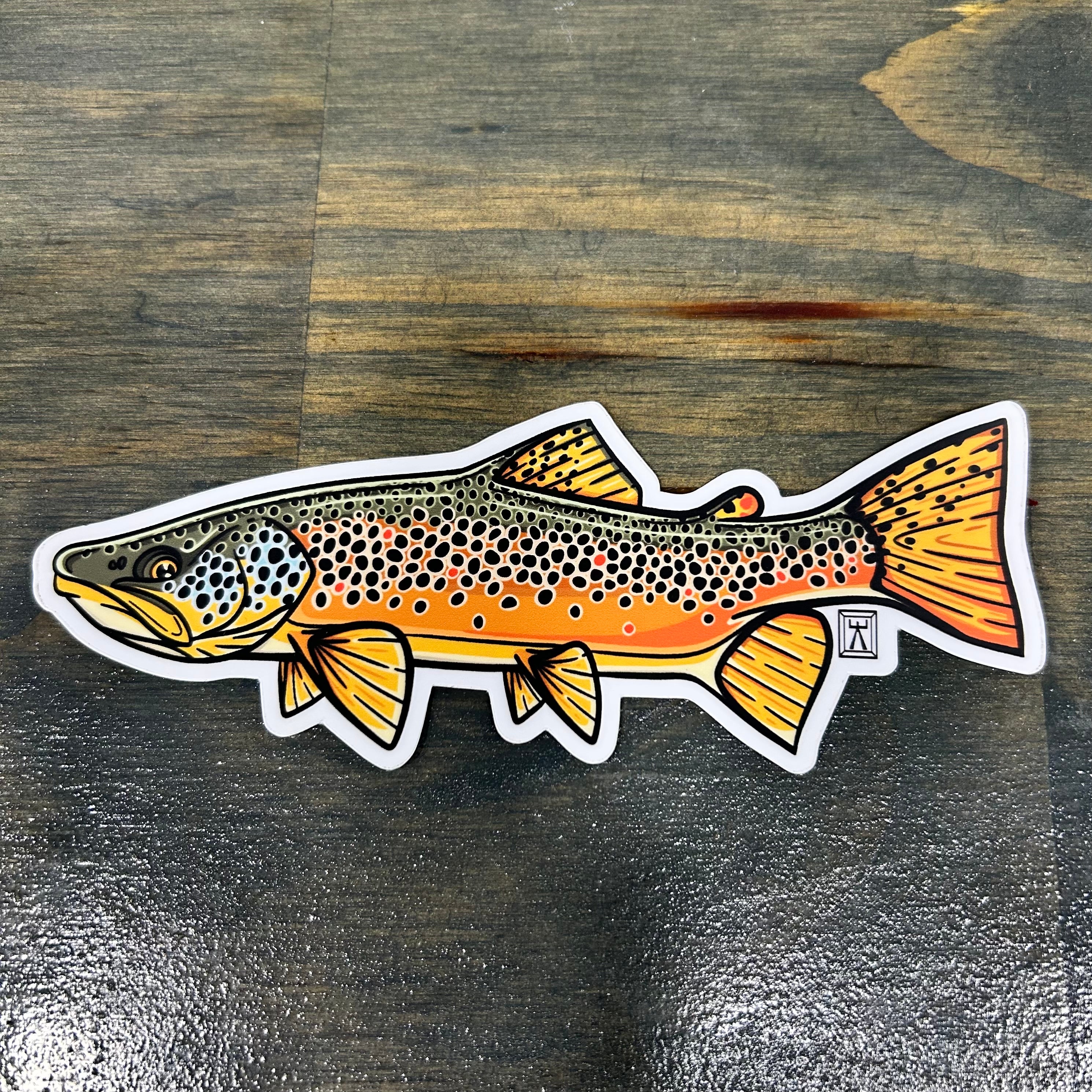 Skunk Ape Designs “Brown trout” sticker