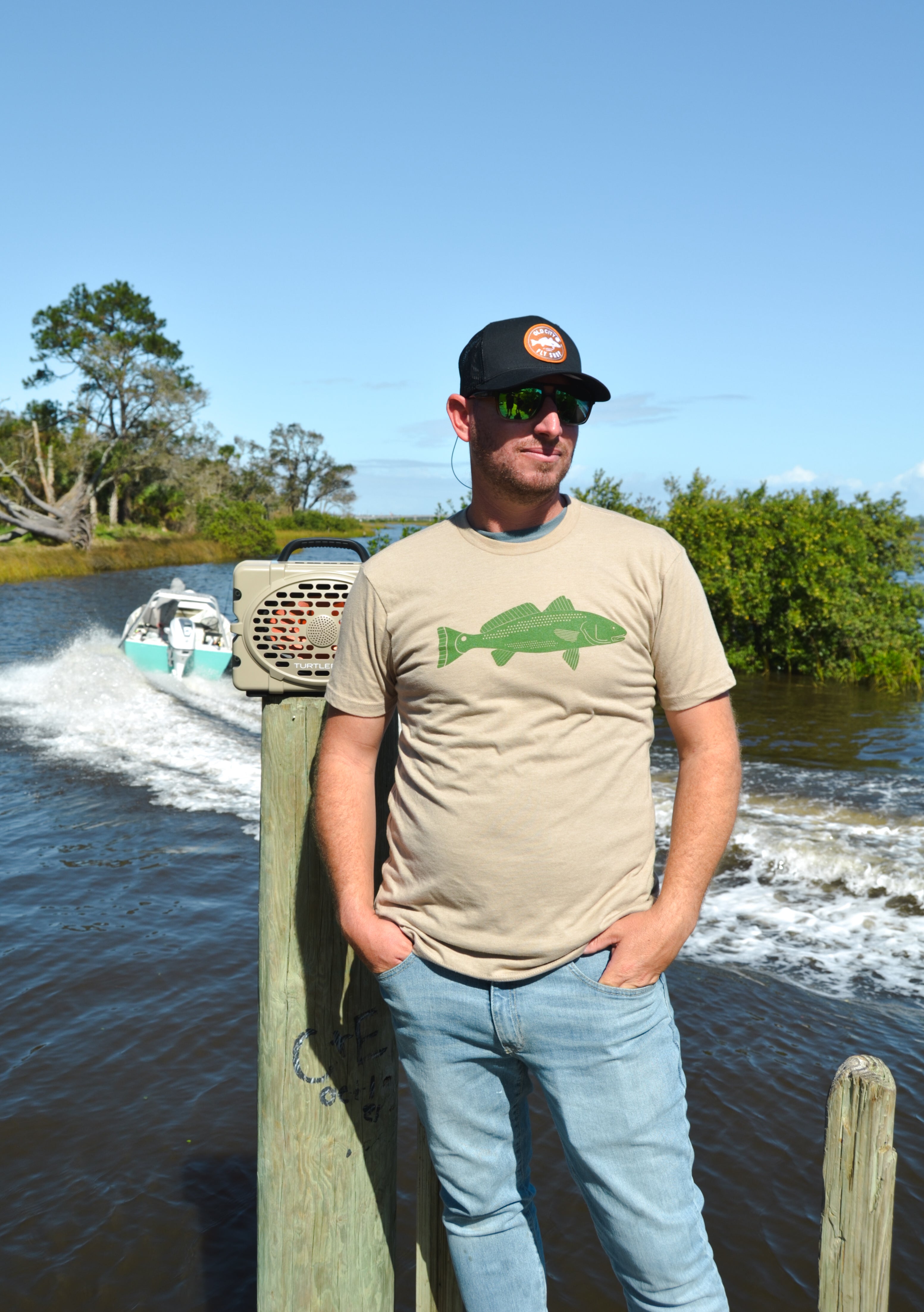 OCFS Redfish Logo Tee