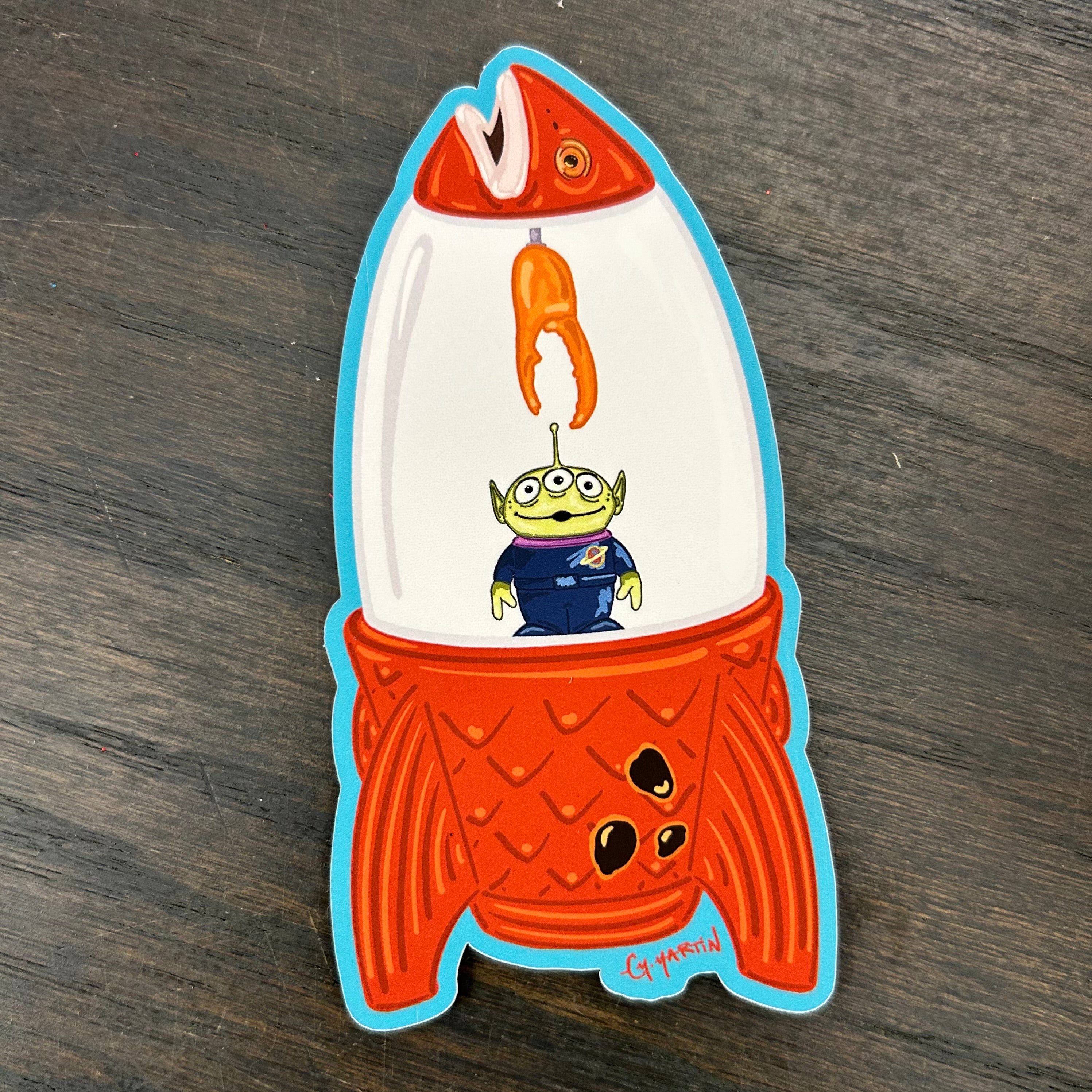 The Claw Sticker Courtney Marie Martin