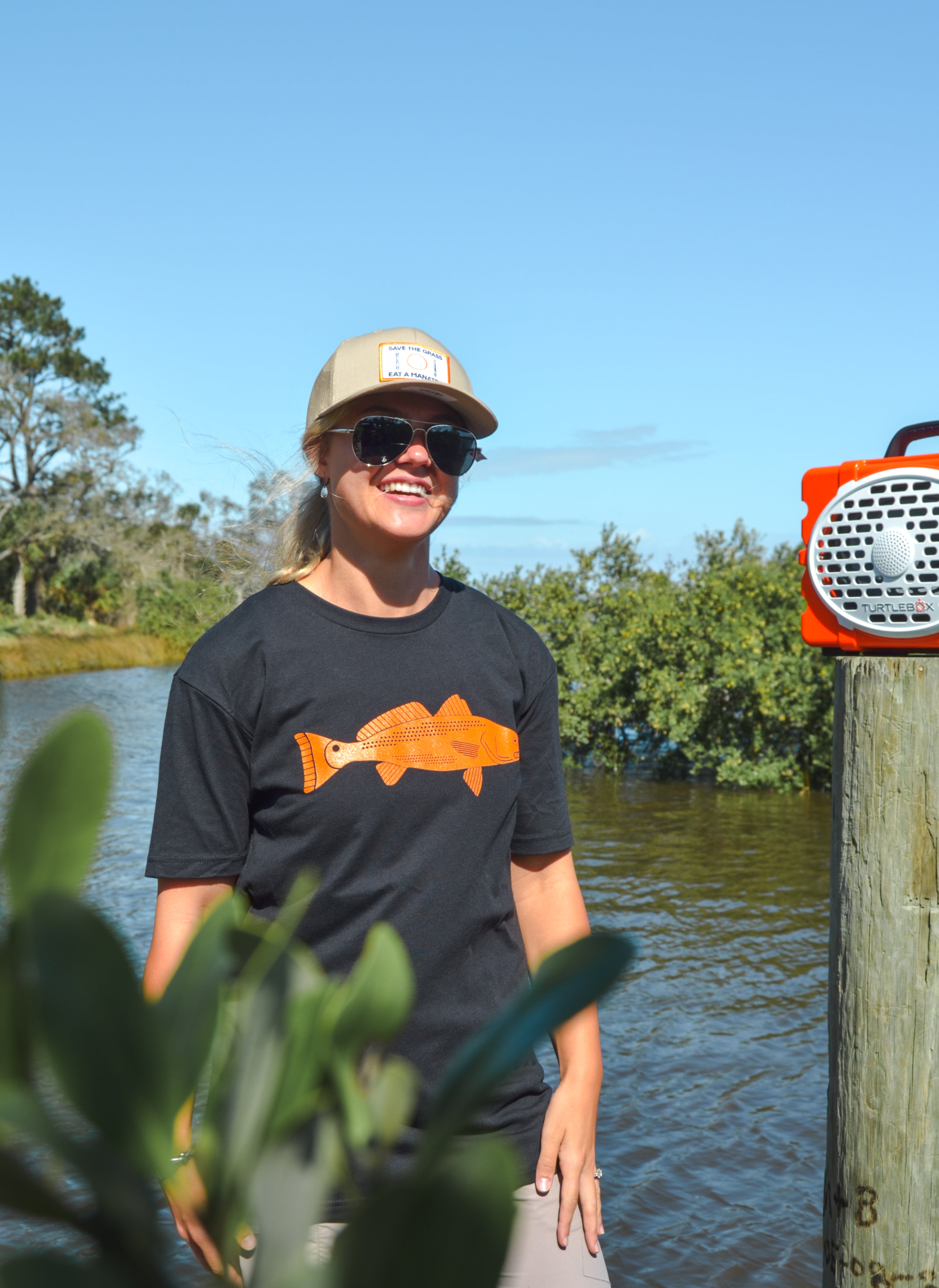 OCFS Redfish Logo Tee