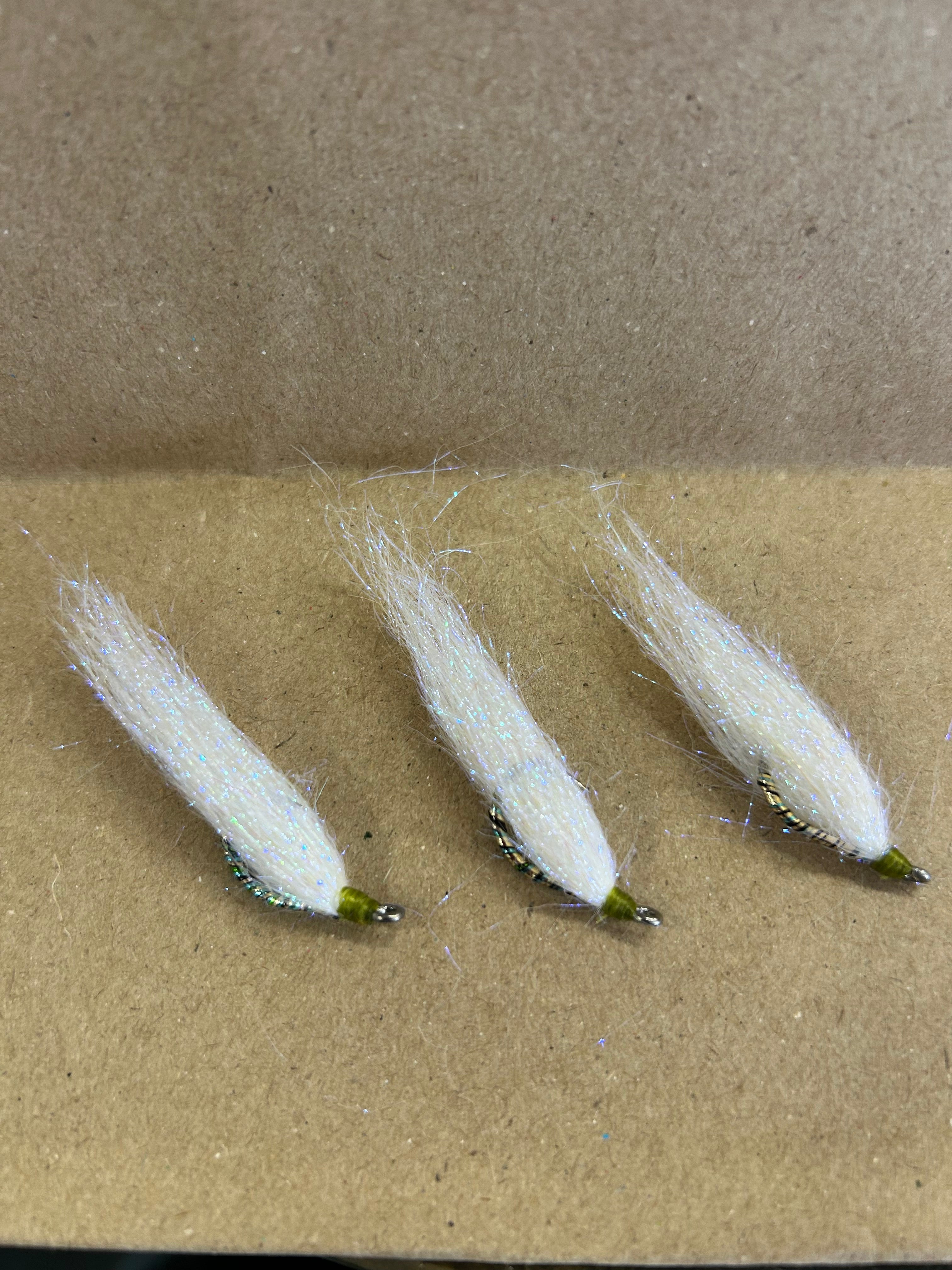Glass Minnow - white/olive