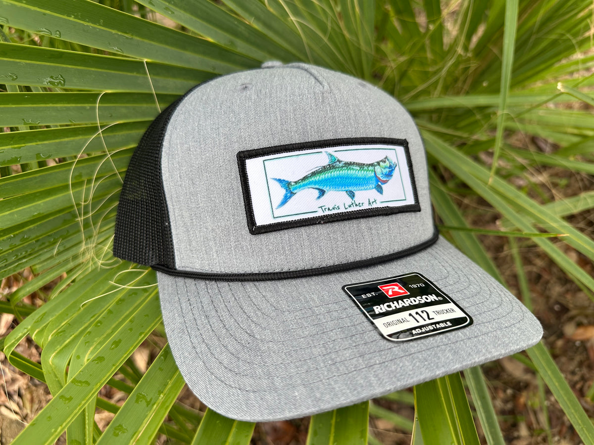 Travis Luther Art Tarpon Patch Hat