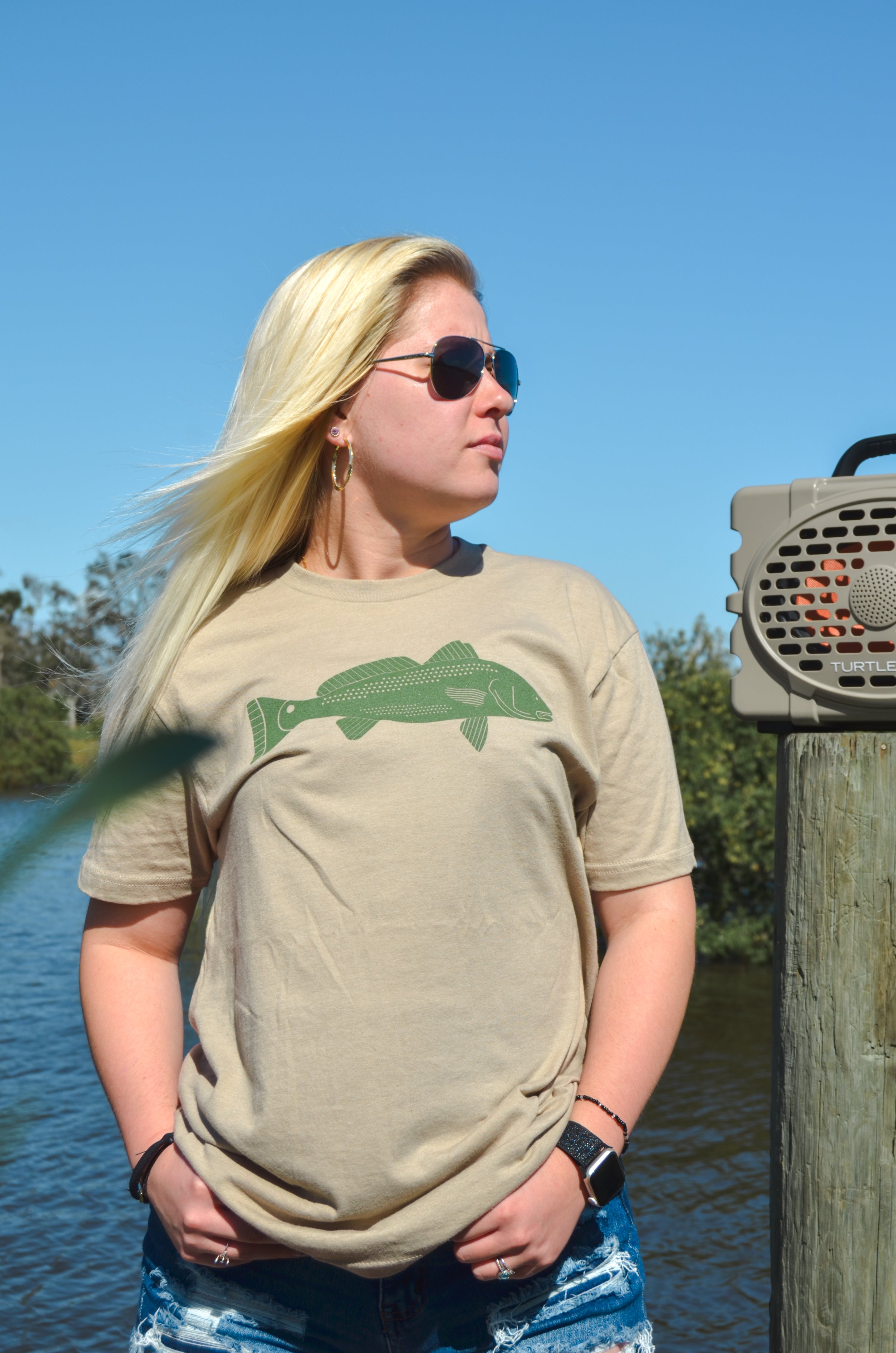 OCFS Redfish Logo Tee