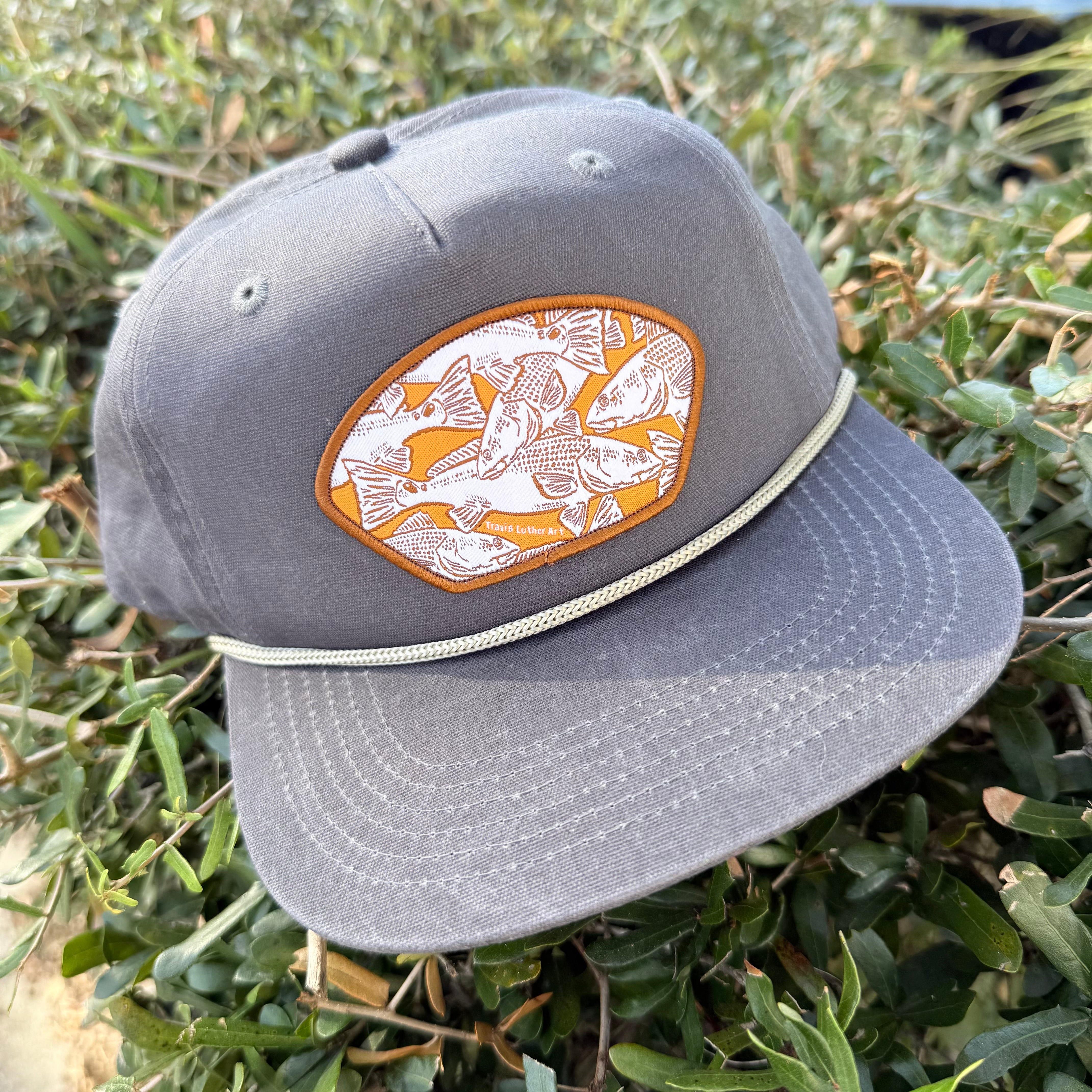 Redfish Collage Hat