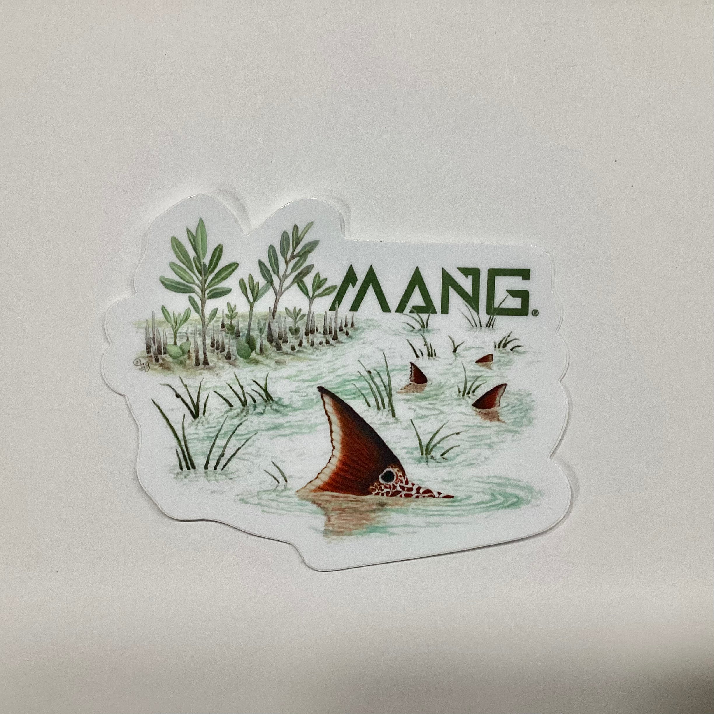 Tailing Redfish MANG - Sticker