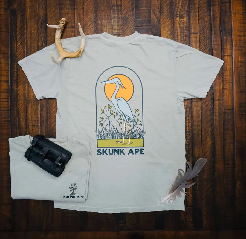 Skunk Ape Designs GB Heron Tee