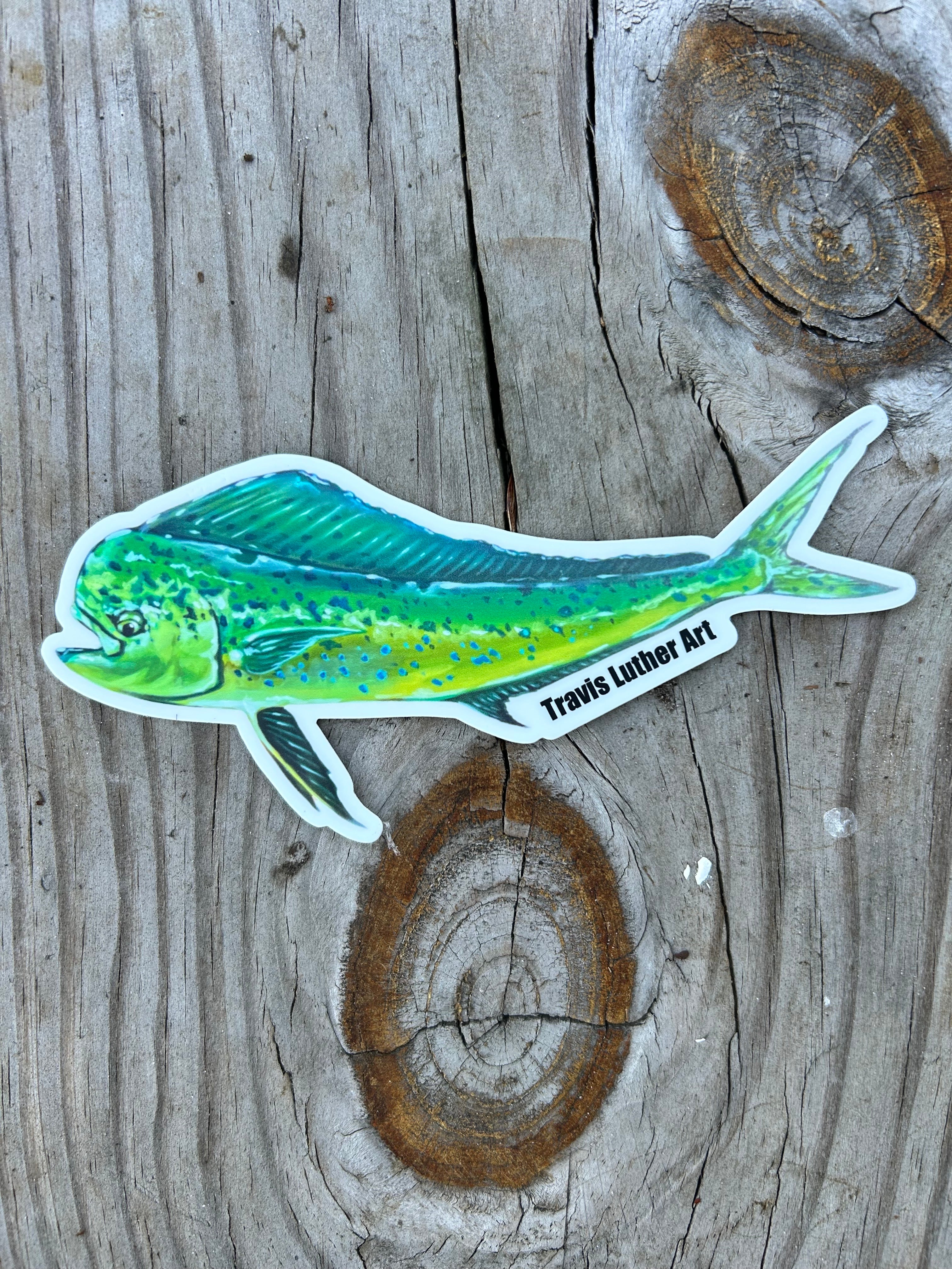 Travis Luther Art Mahi Sticker