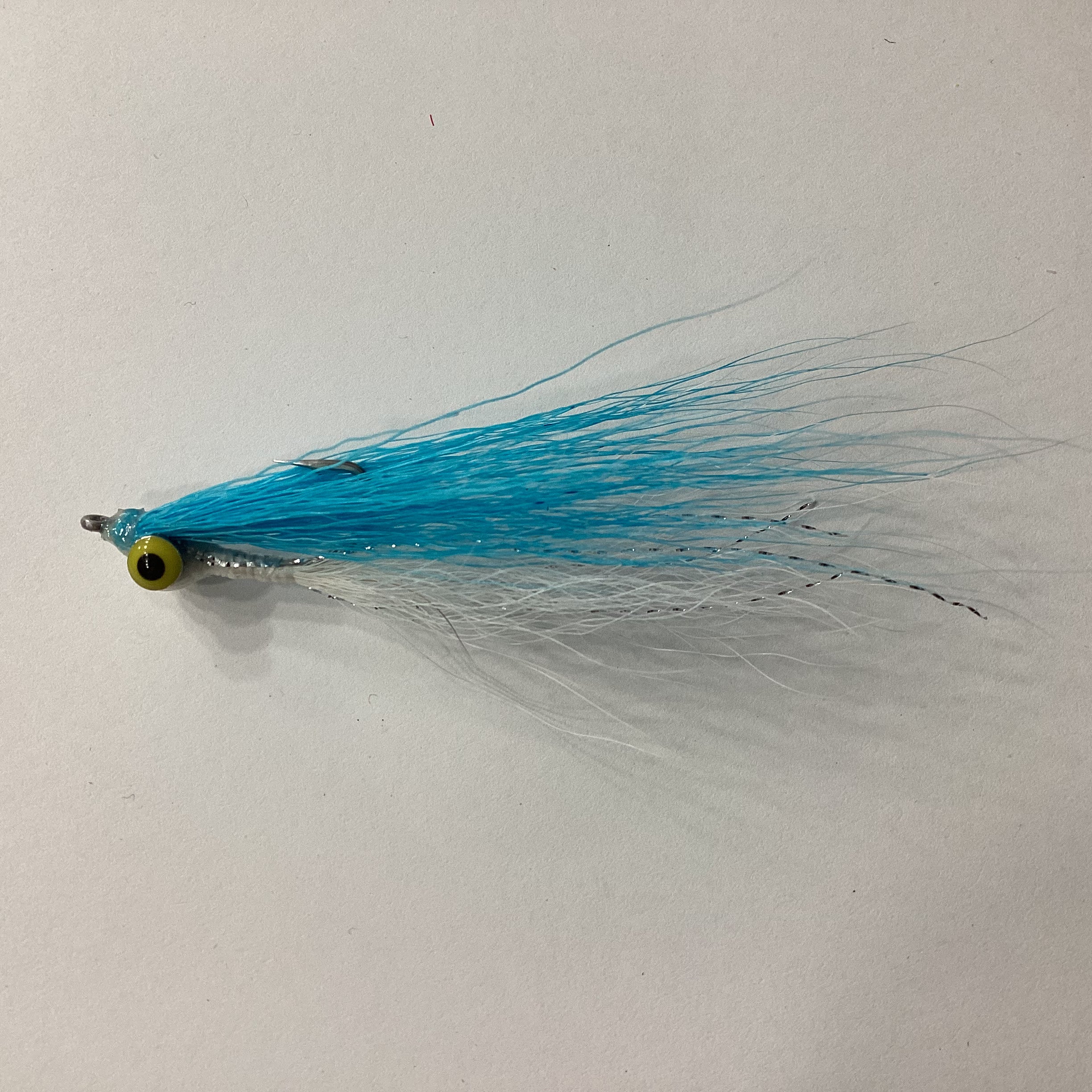 Clouser Minnow - blue/white - #4