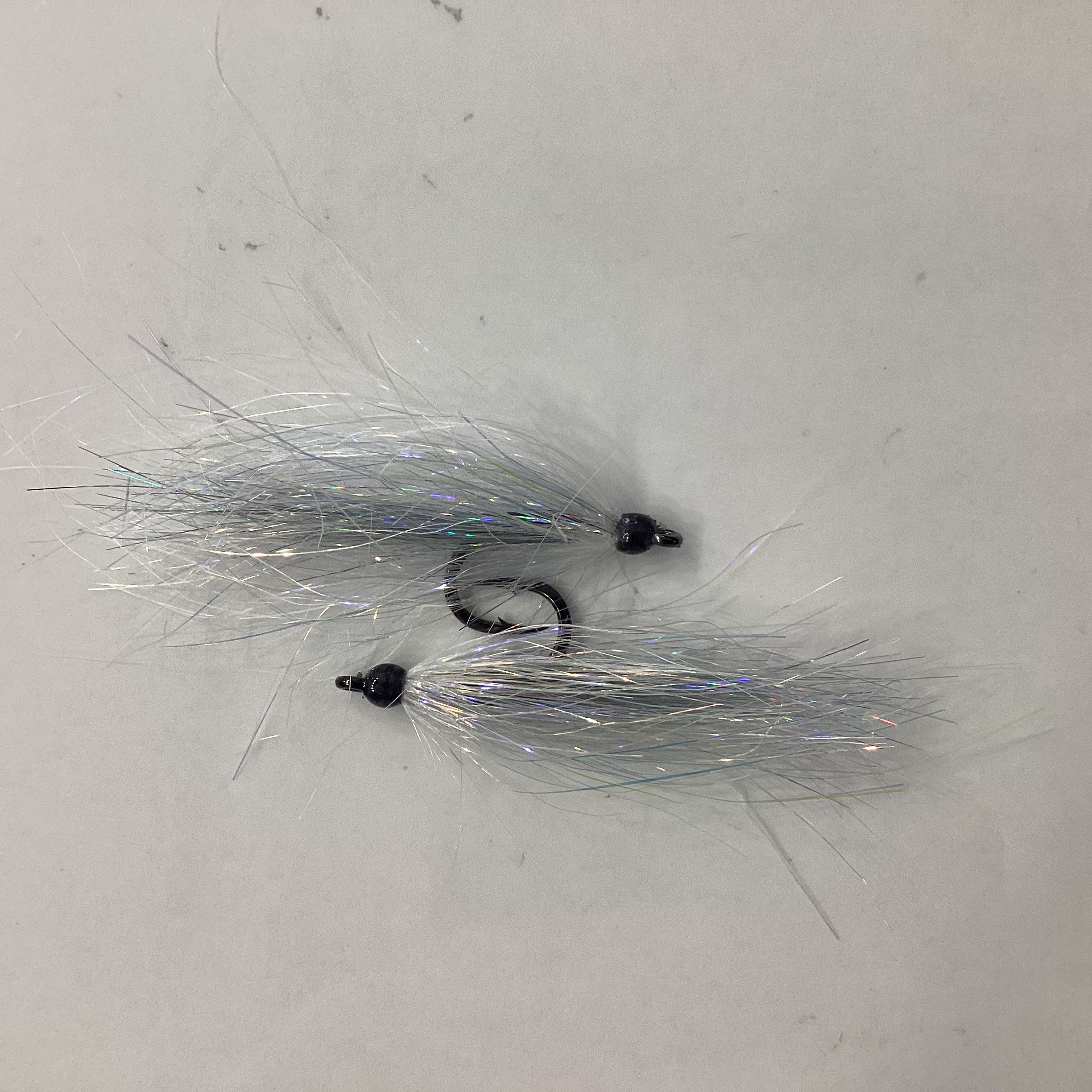 Glass minnow - holographic silver/white