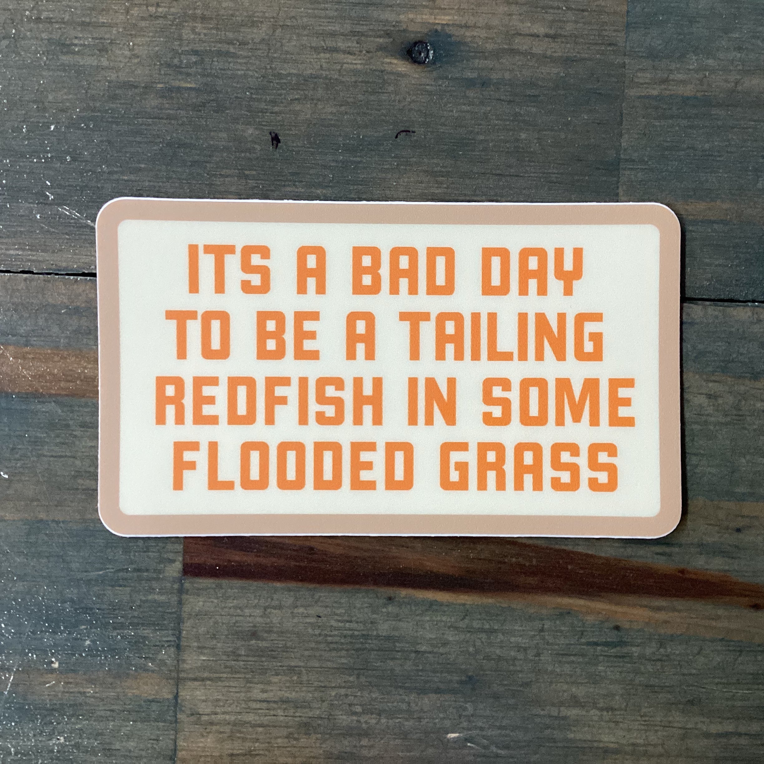 Lowfish Co. It's a Bad Day... sticker