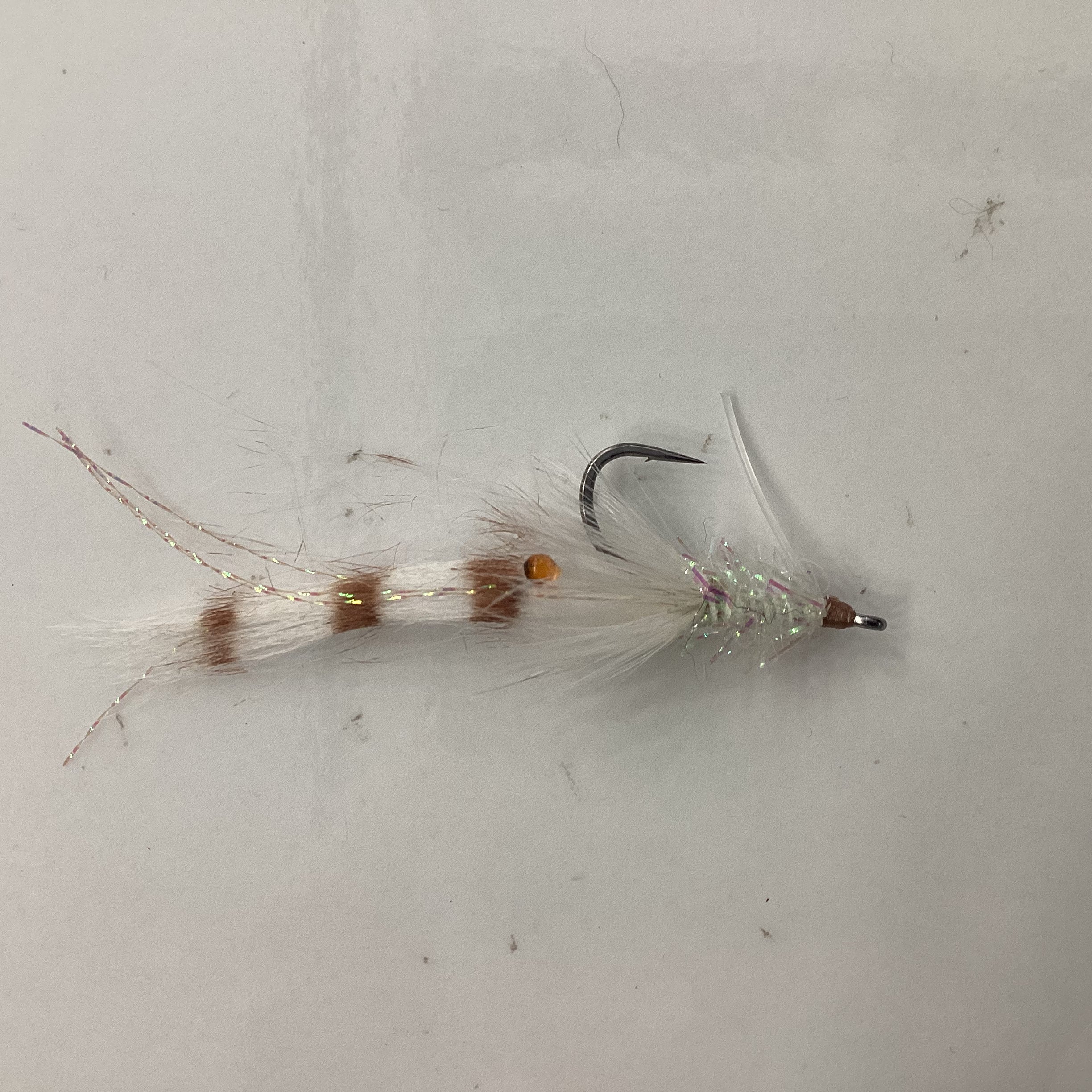 Sight Cast Skinny Water Shrimp - white/tan