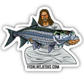 FishLikeJesus - JC Tarpon Sticker