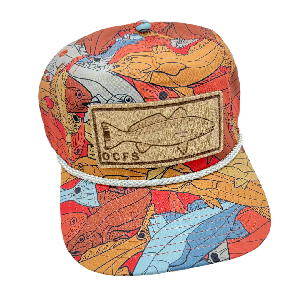 Dekd Down Redfish Patch Hat