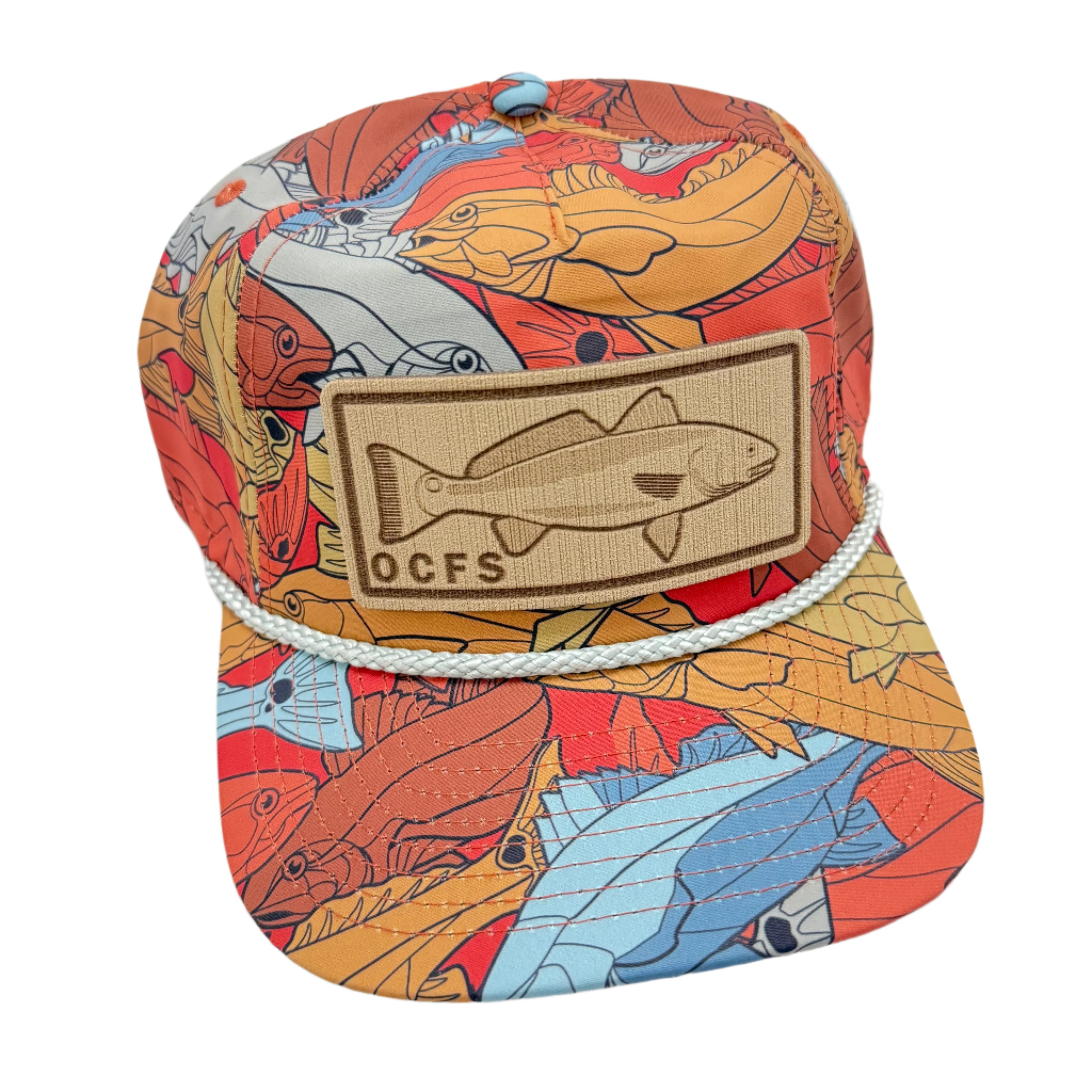 Dekd Down Redfish Patch Hat