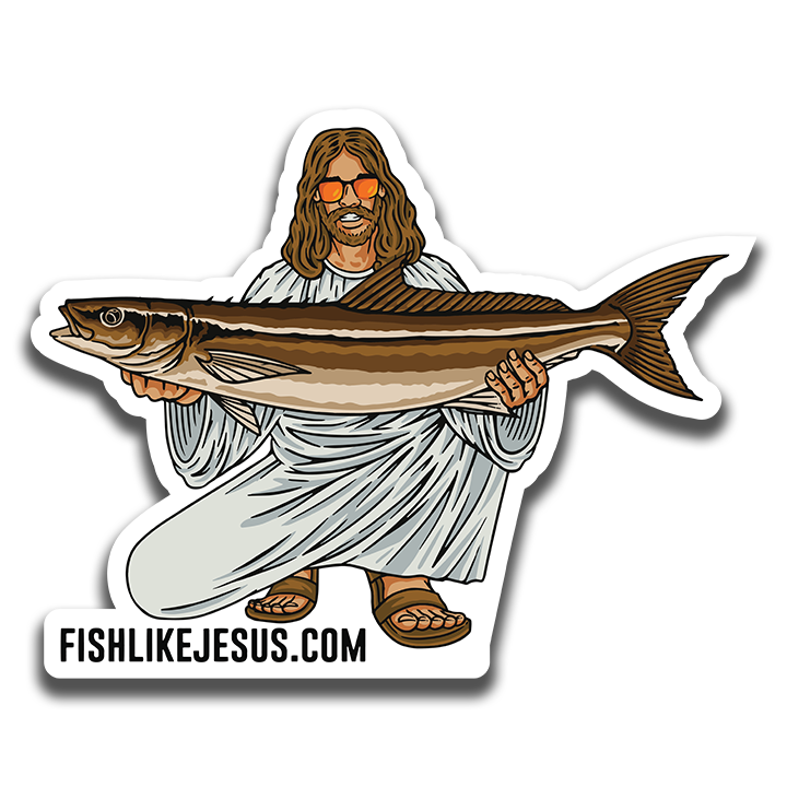 FishLikeJesus - JC Cobia Sticker
