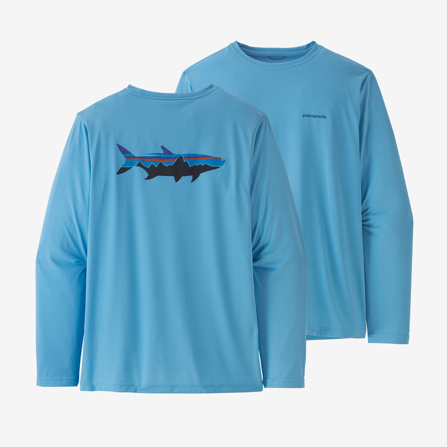 Men's Long-Sleeved Capilene® Cool Daily Fish Graphic Shirt