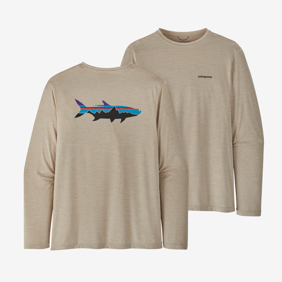 Men's Long-Sleeved Capilene® Cool Daily Fish Graphic Shirt