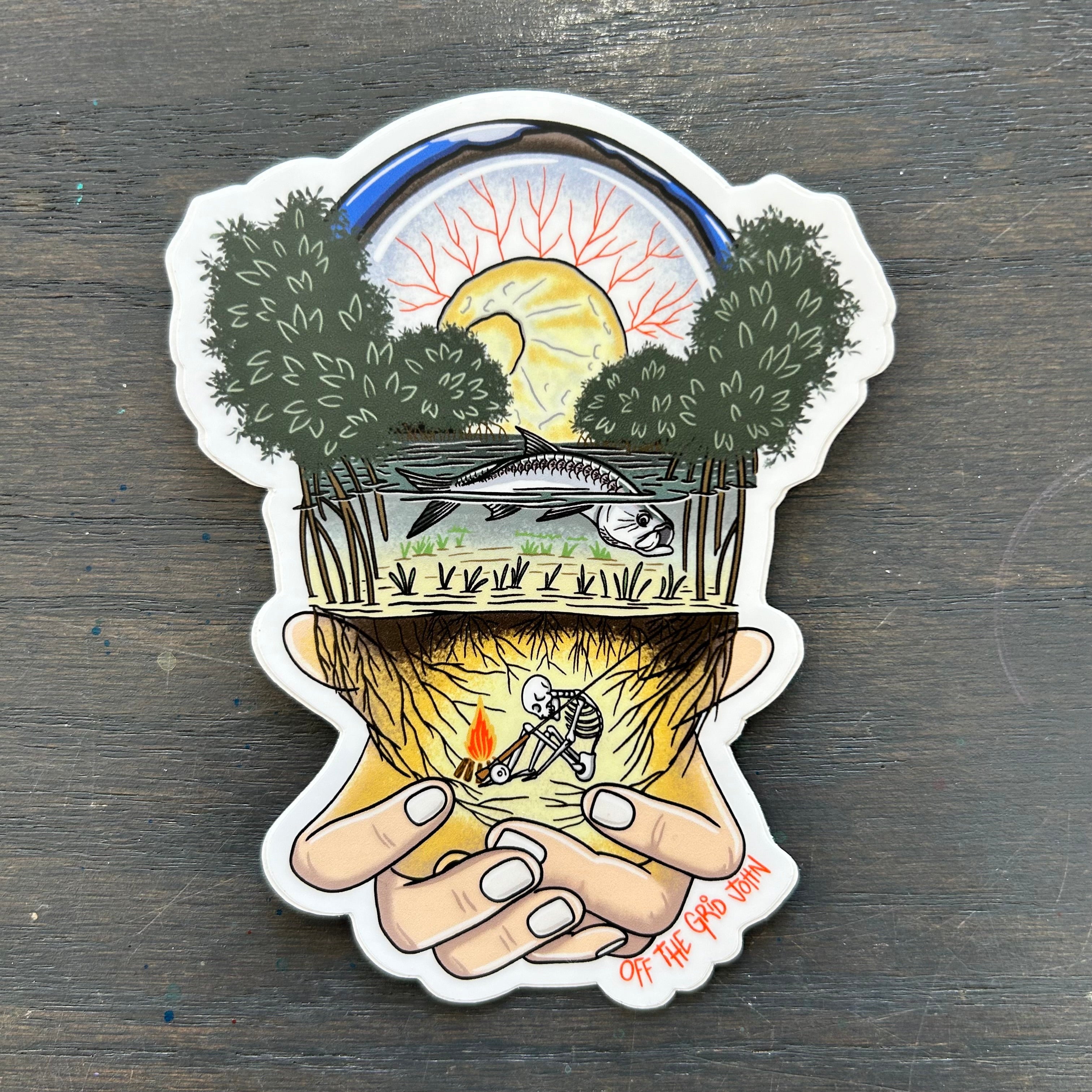 Off The Grid John "The connection'' Sticker
