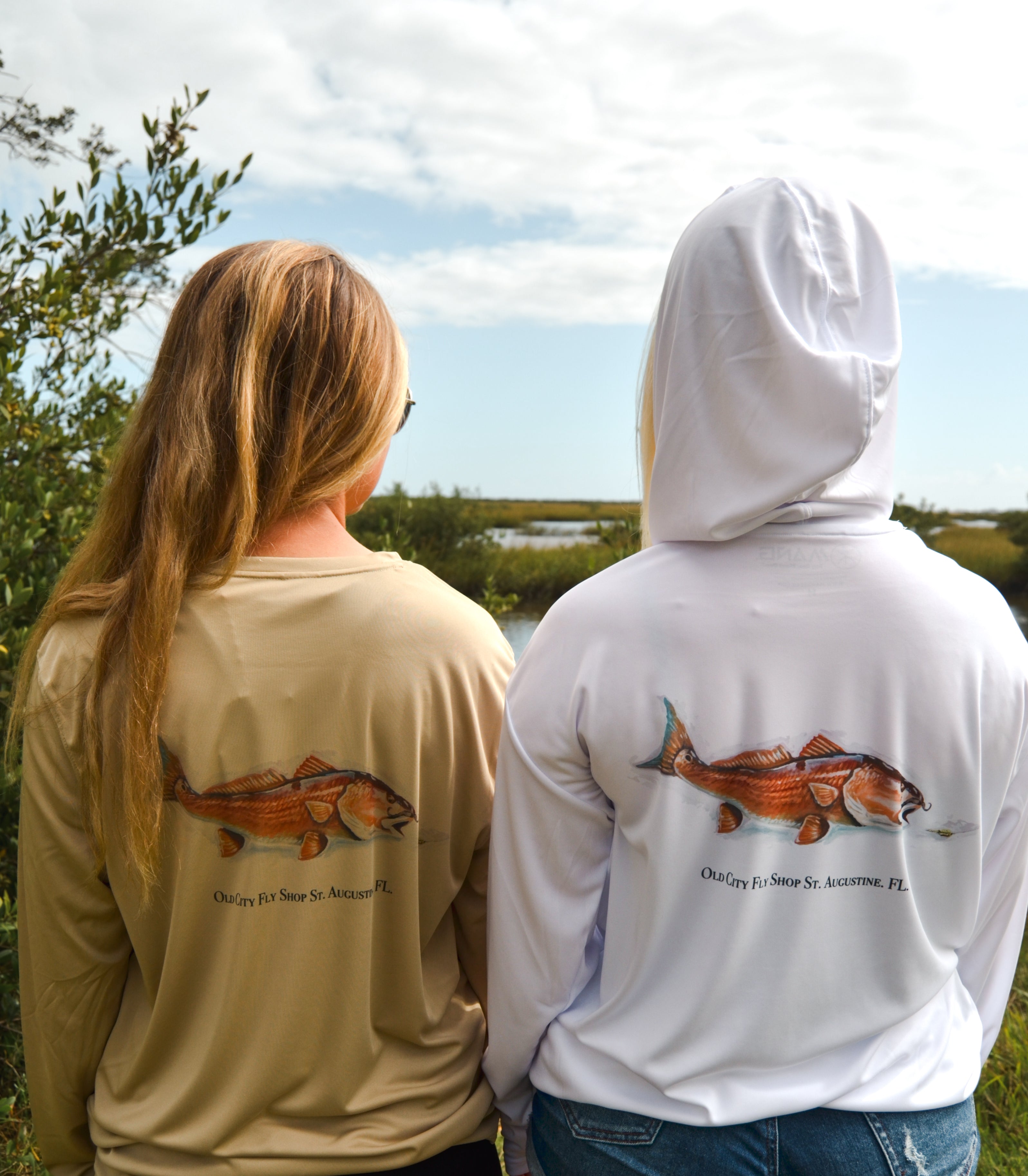 Mang Mustache Redfish Hoodie