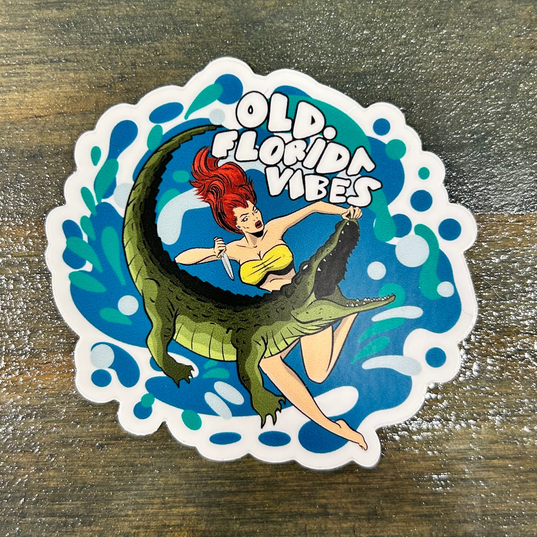 Old Florida Vibes “Gator Days” Sticker