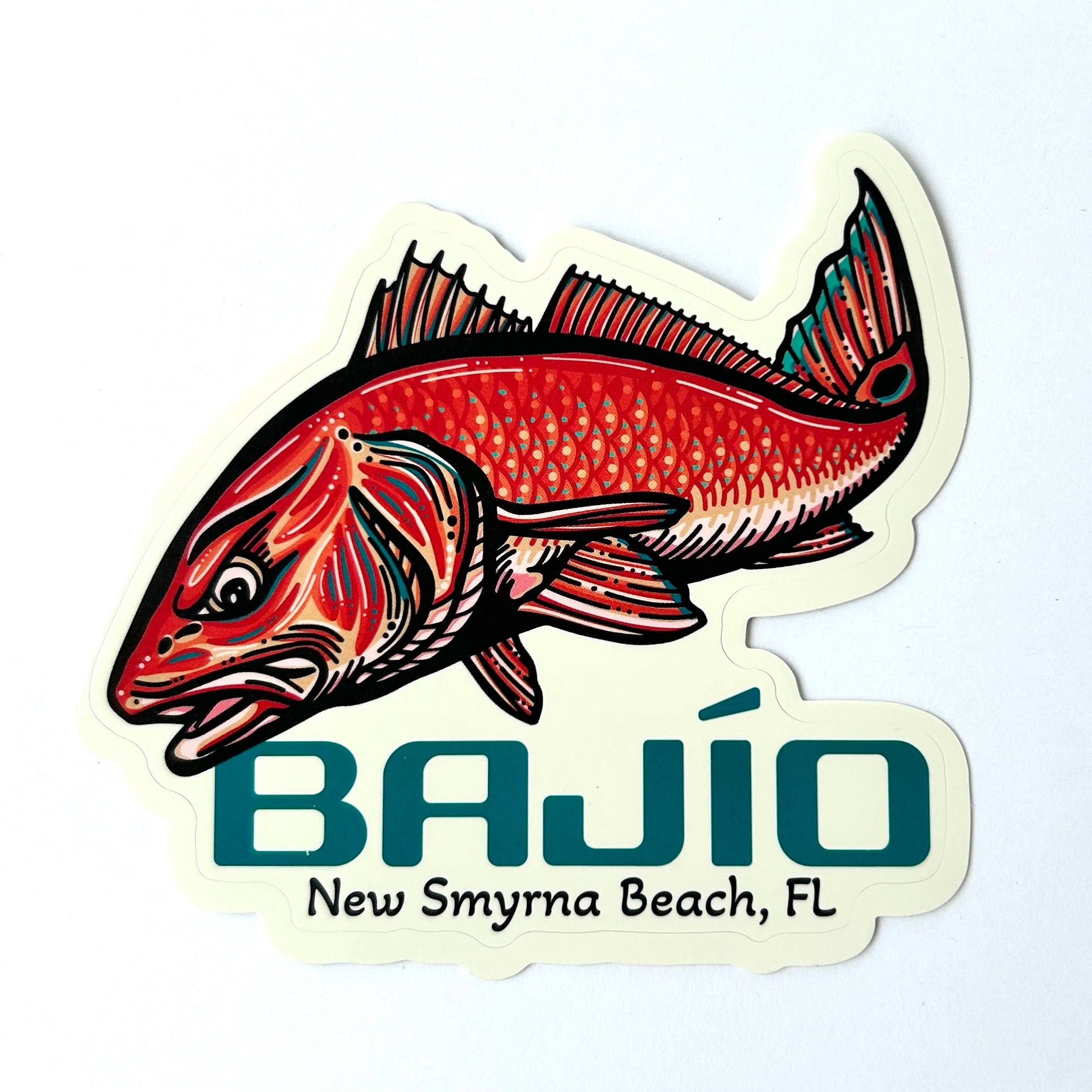 Bajio Redfish Sticker