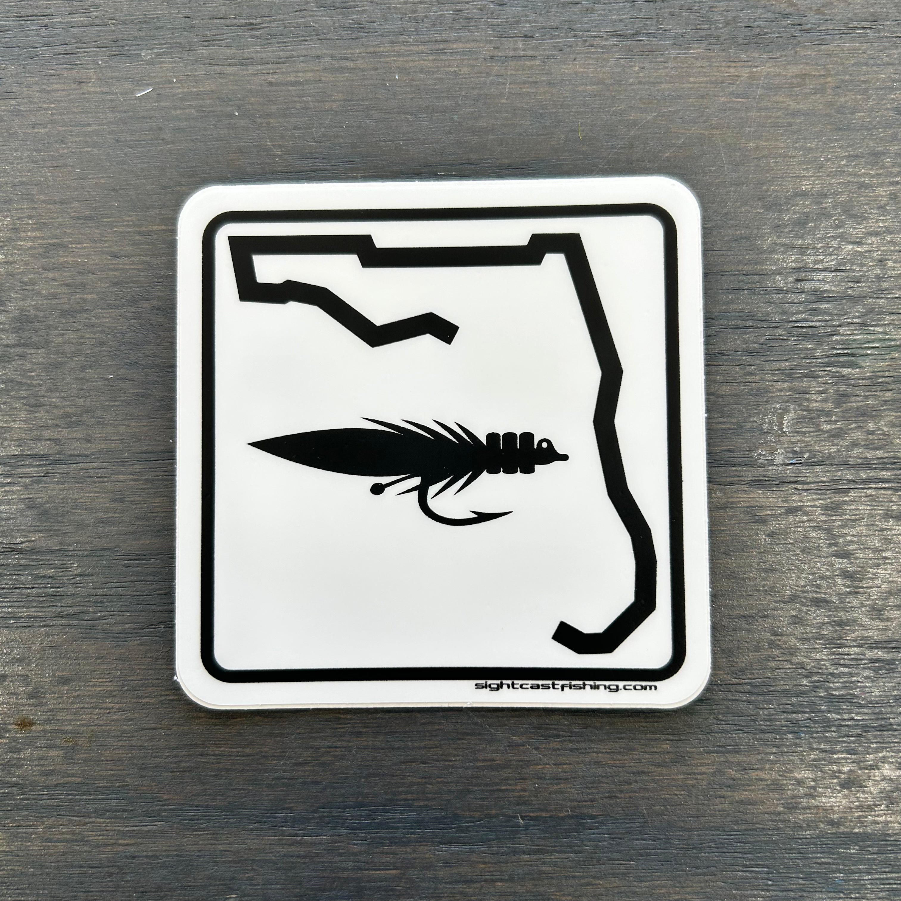 Sightcast Fishing Florida Fly Sticker