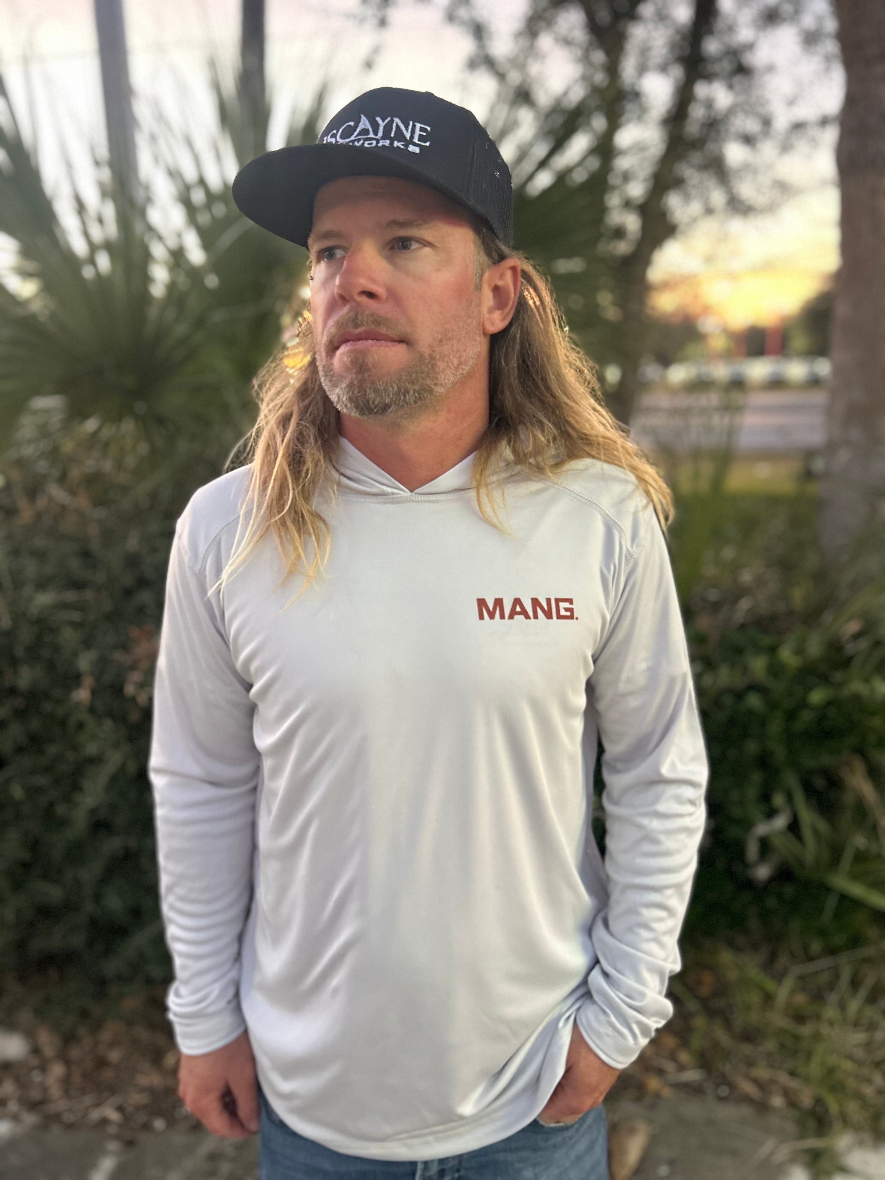 Mang Long Sleeve Performance Hoodie Redfish Collage
