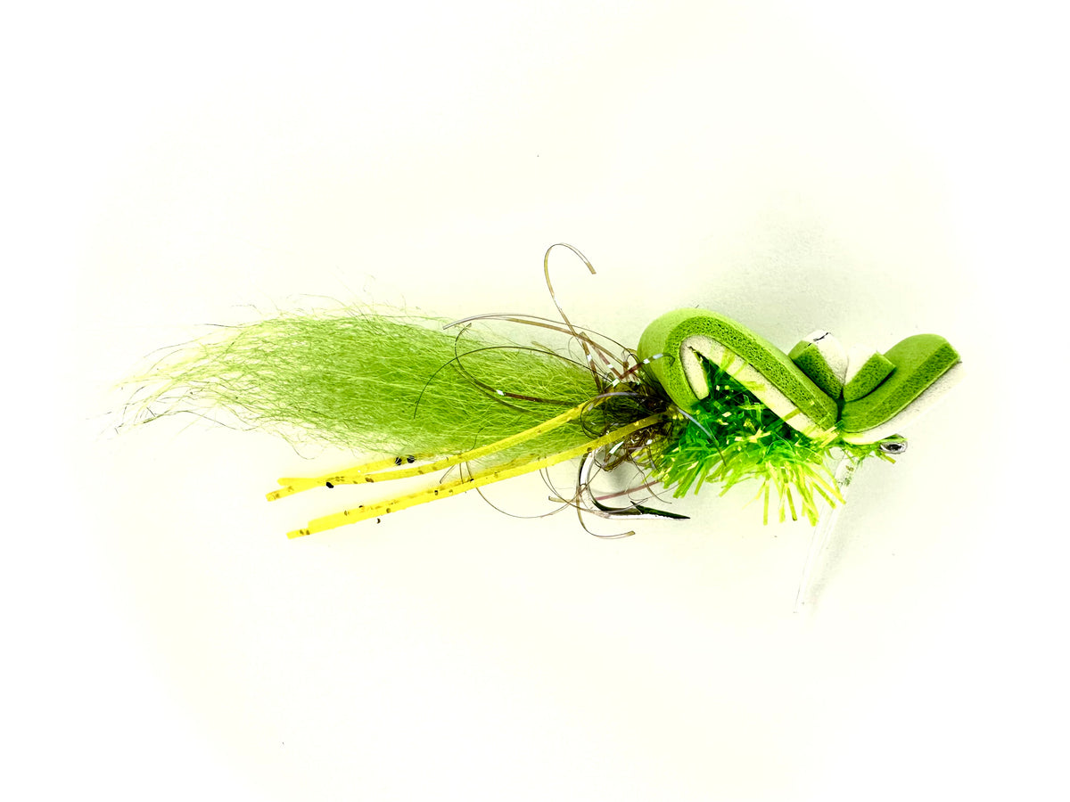 Gurgler - Chartreuse / White