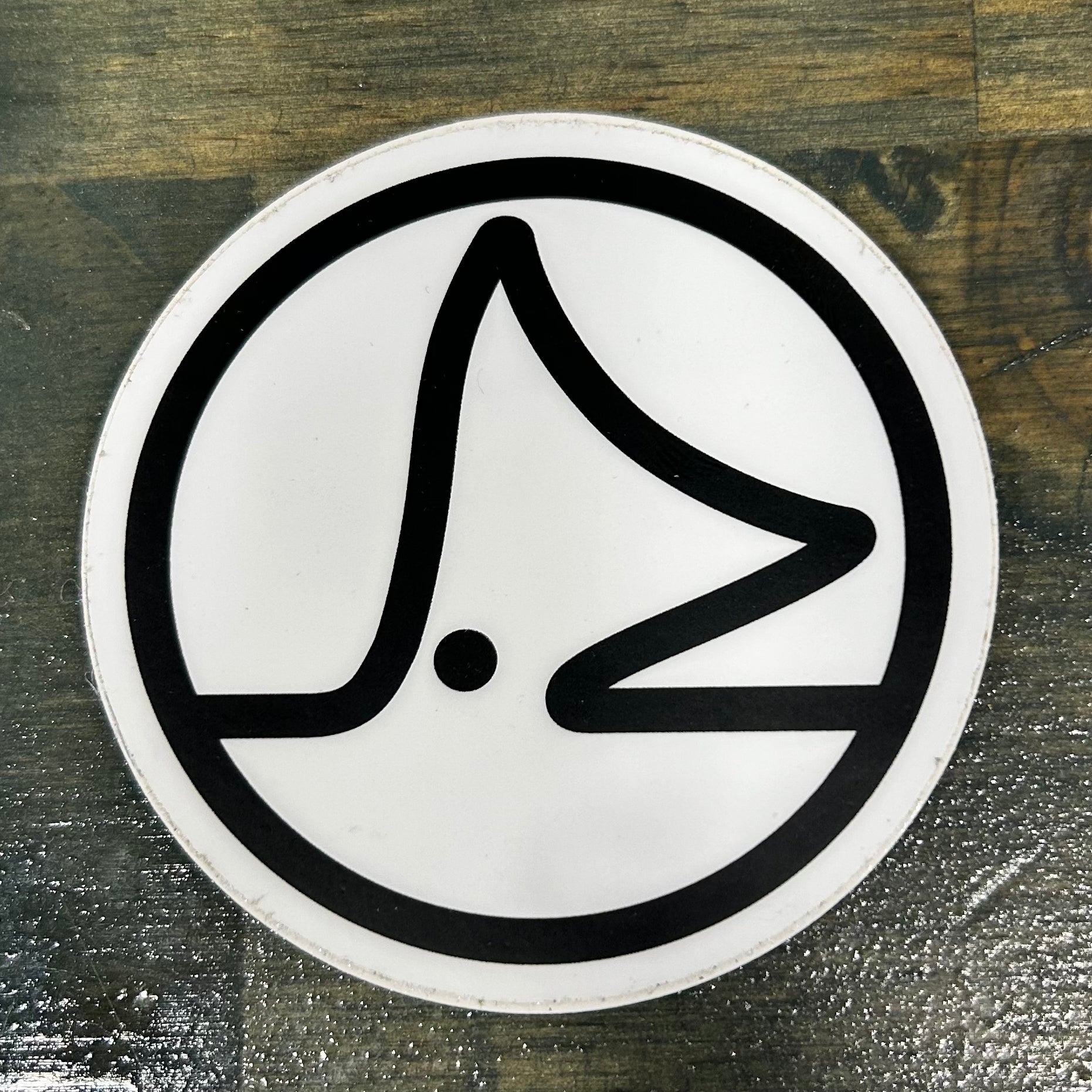 Sightcast circle logo sticker