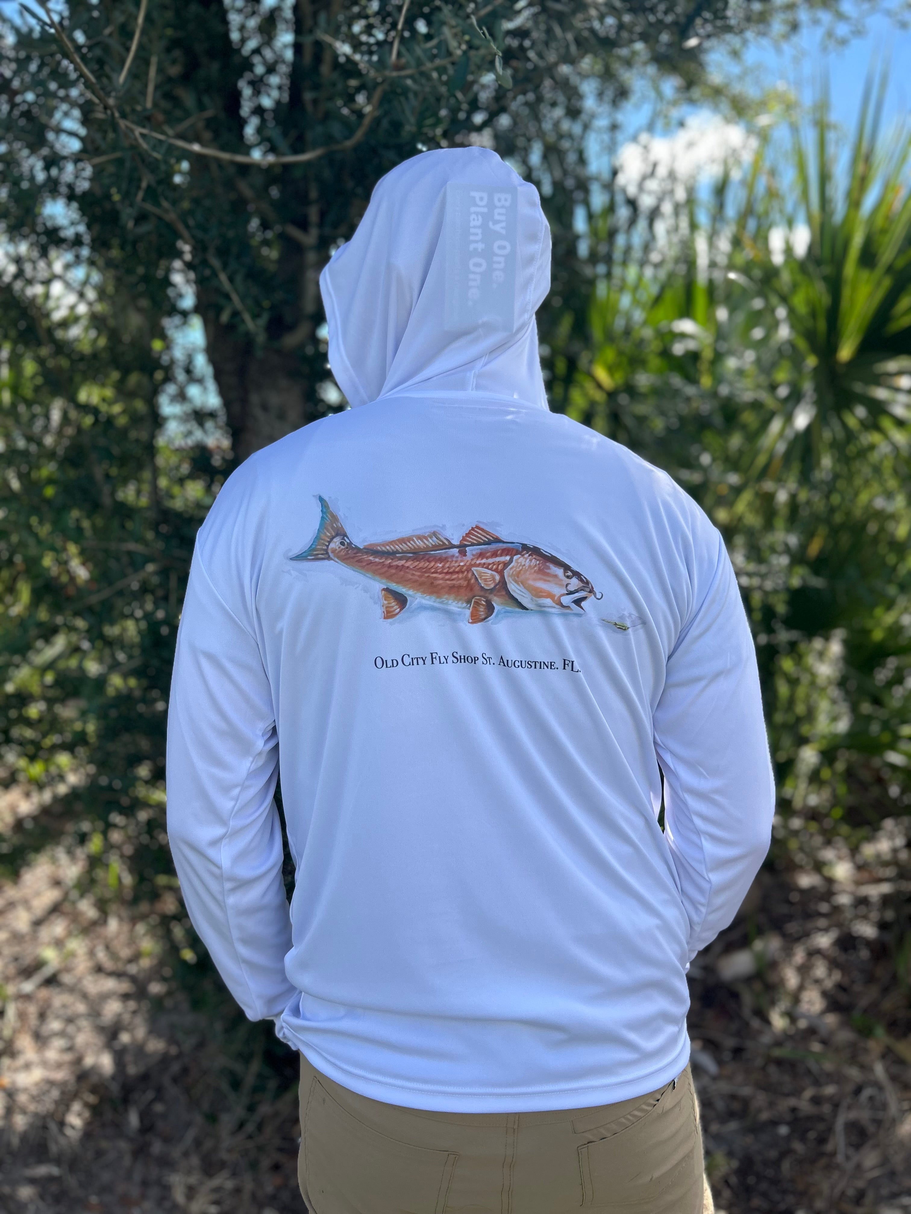 Mang Mustache Redfish Hoodie