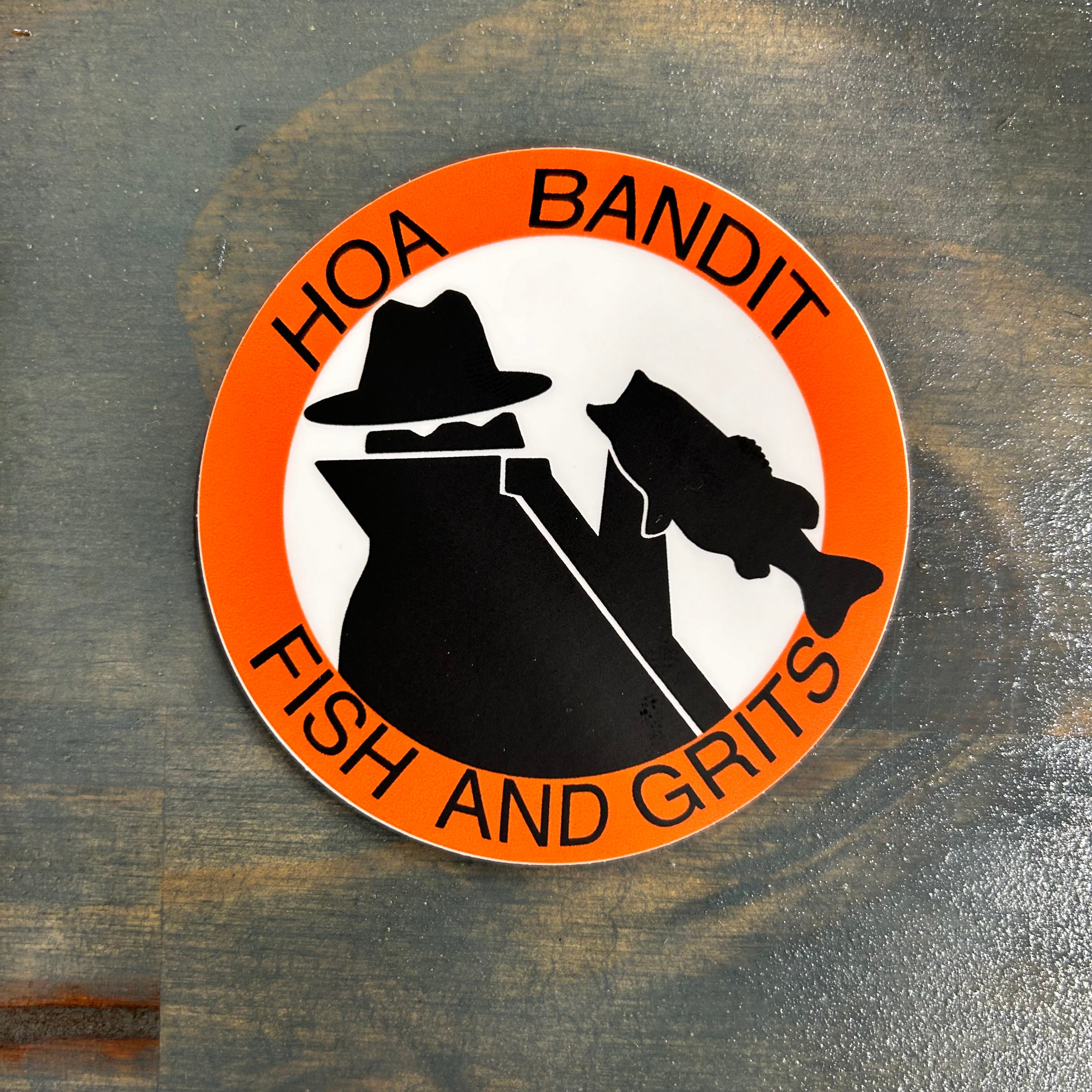 Fish and Grits HOA Bandit Sticker