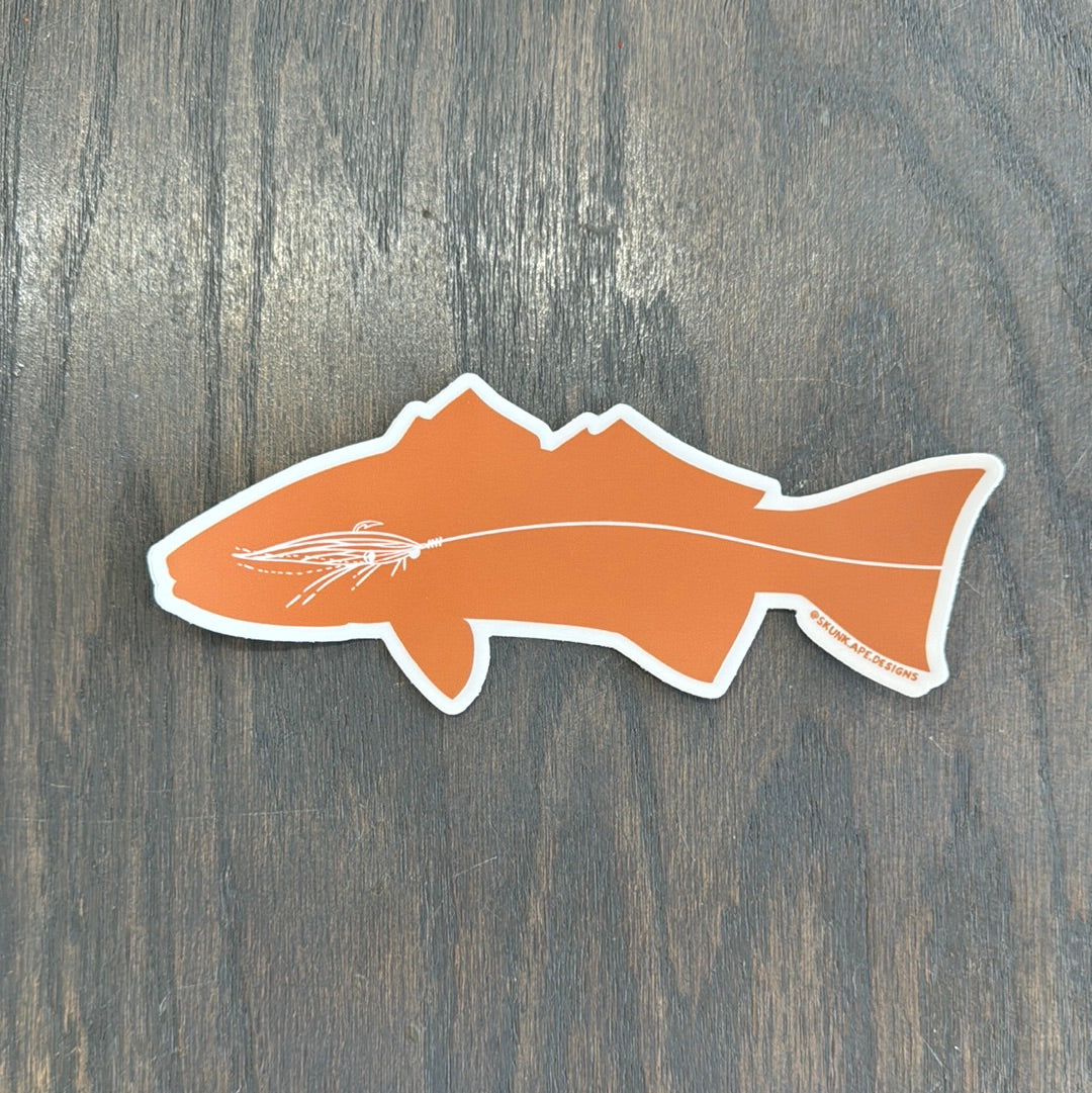 Skunk Ape Redfish sticker