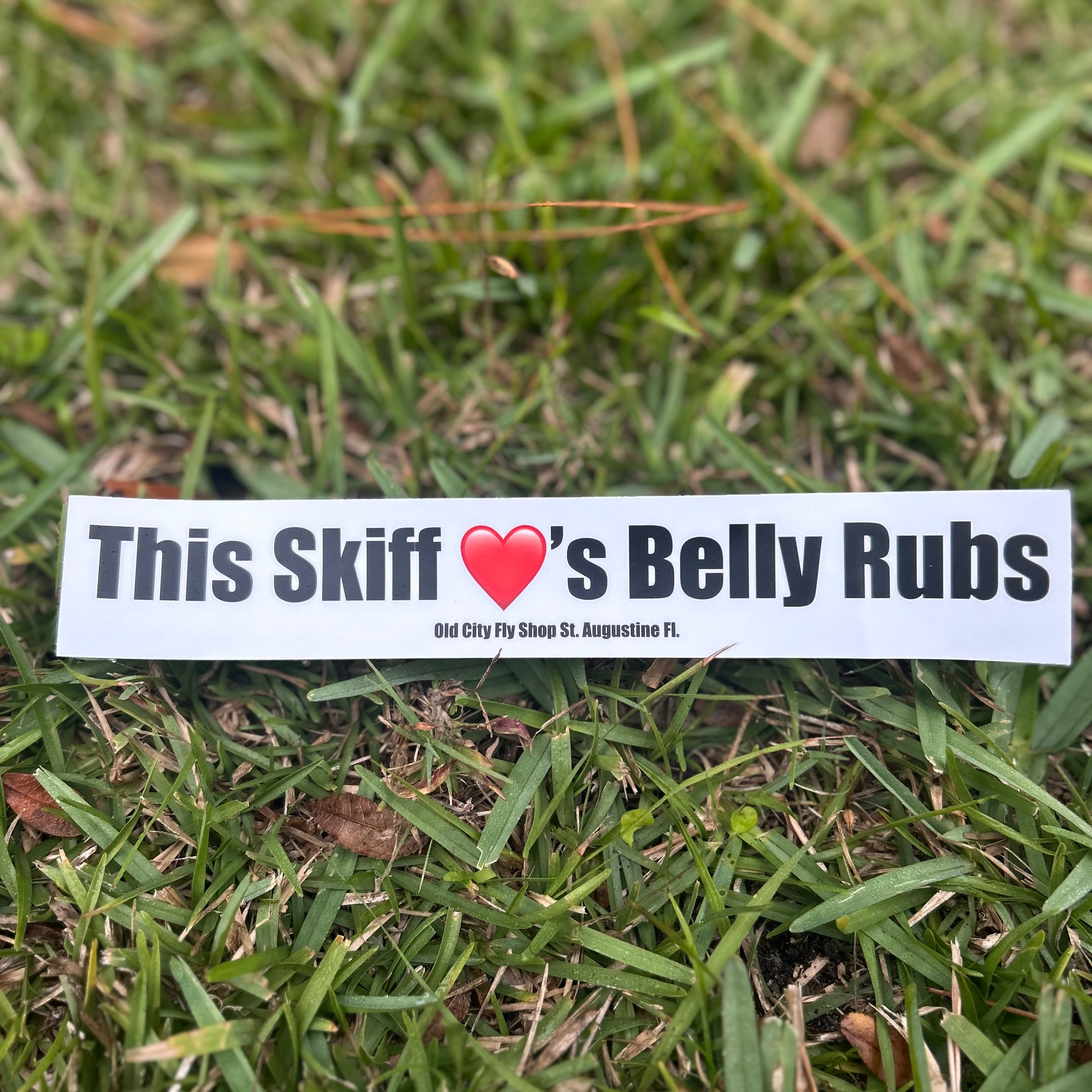 This Skiff ❤️’s Belly Rubs Sticker