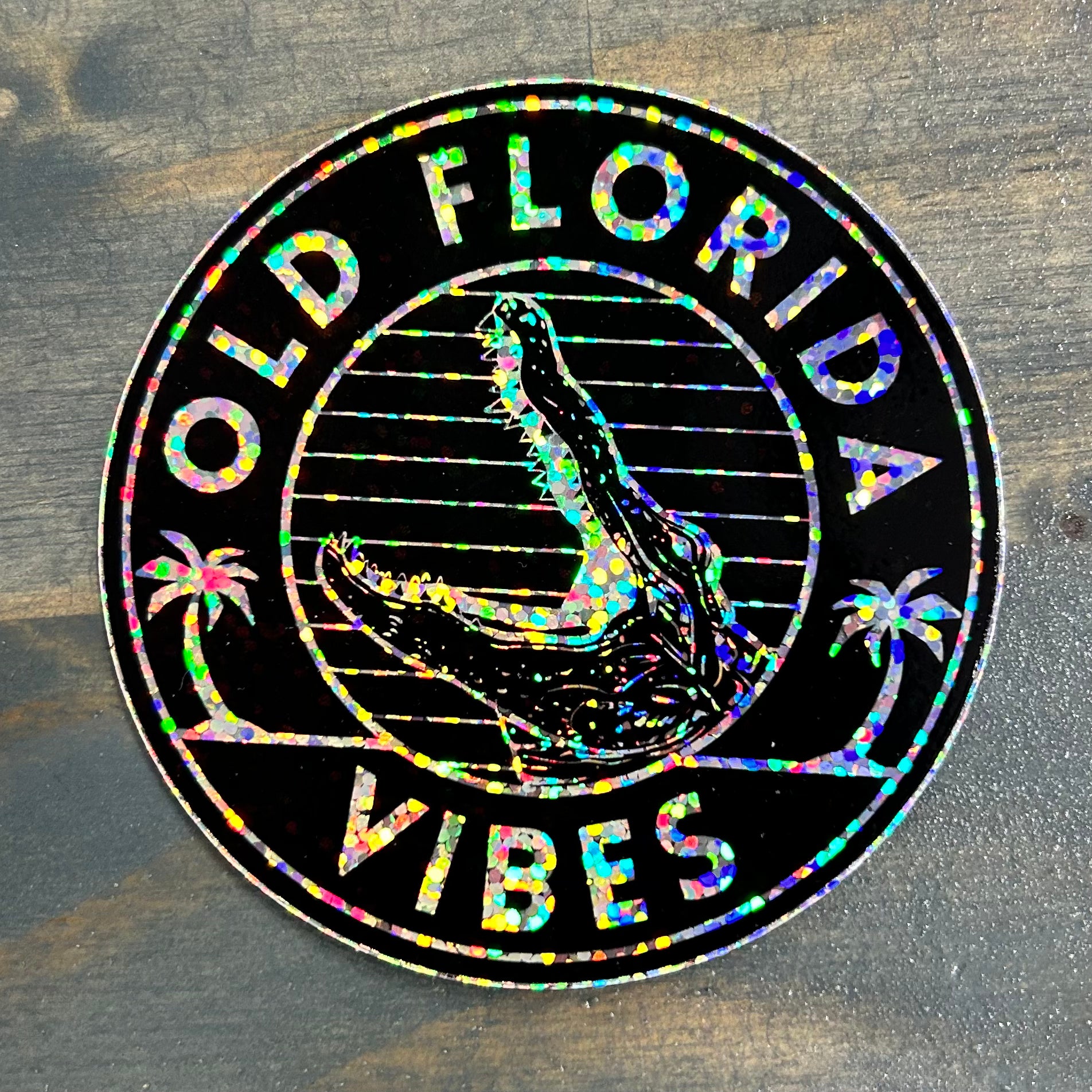 Old Florida Vibes “Glitter Gator”