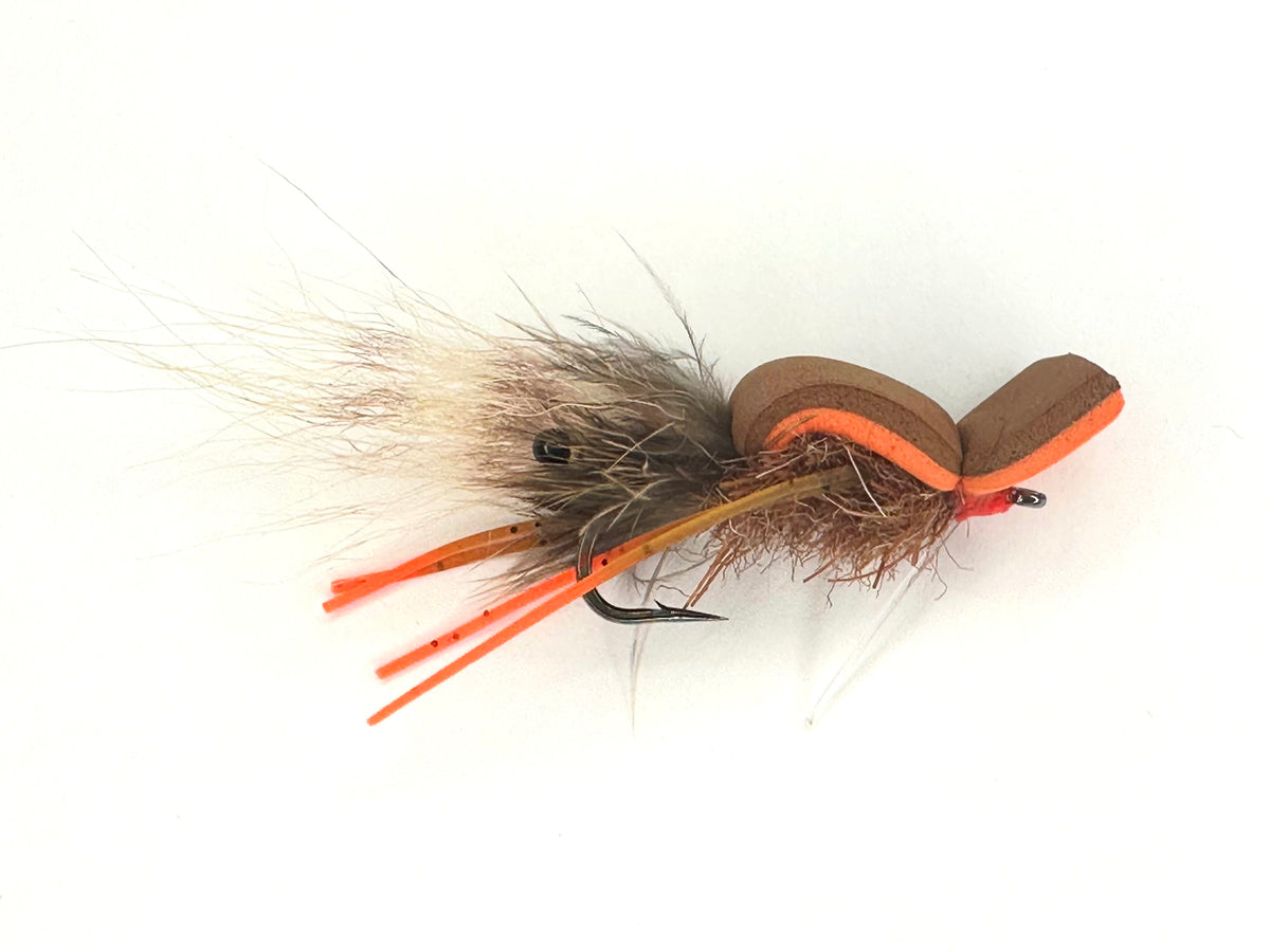 Joey's Gurgler Fly - Tan / Orange