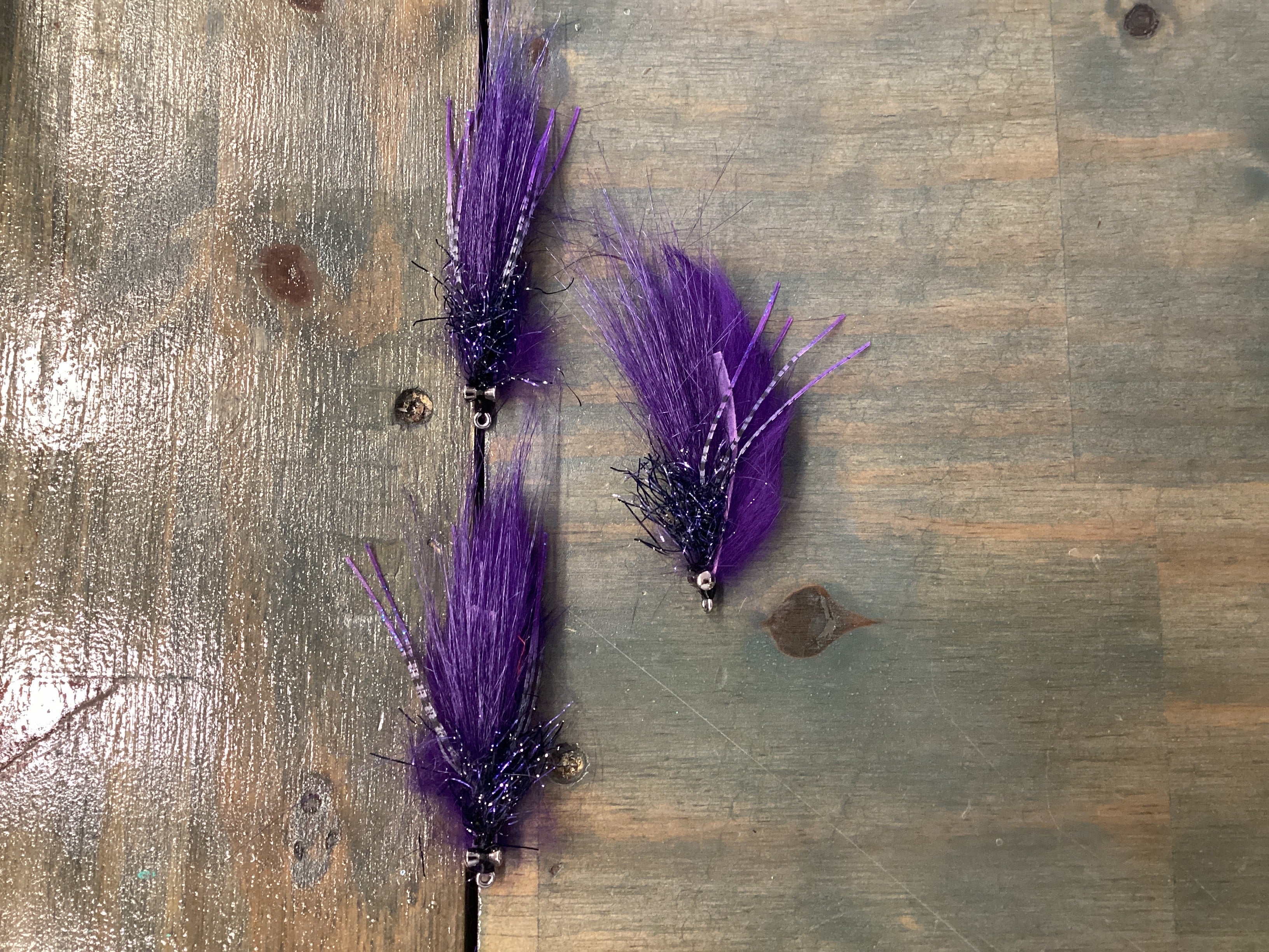 Mohawk Rabbit Strip Fly - Black/Purple