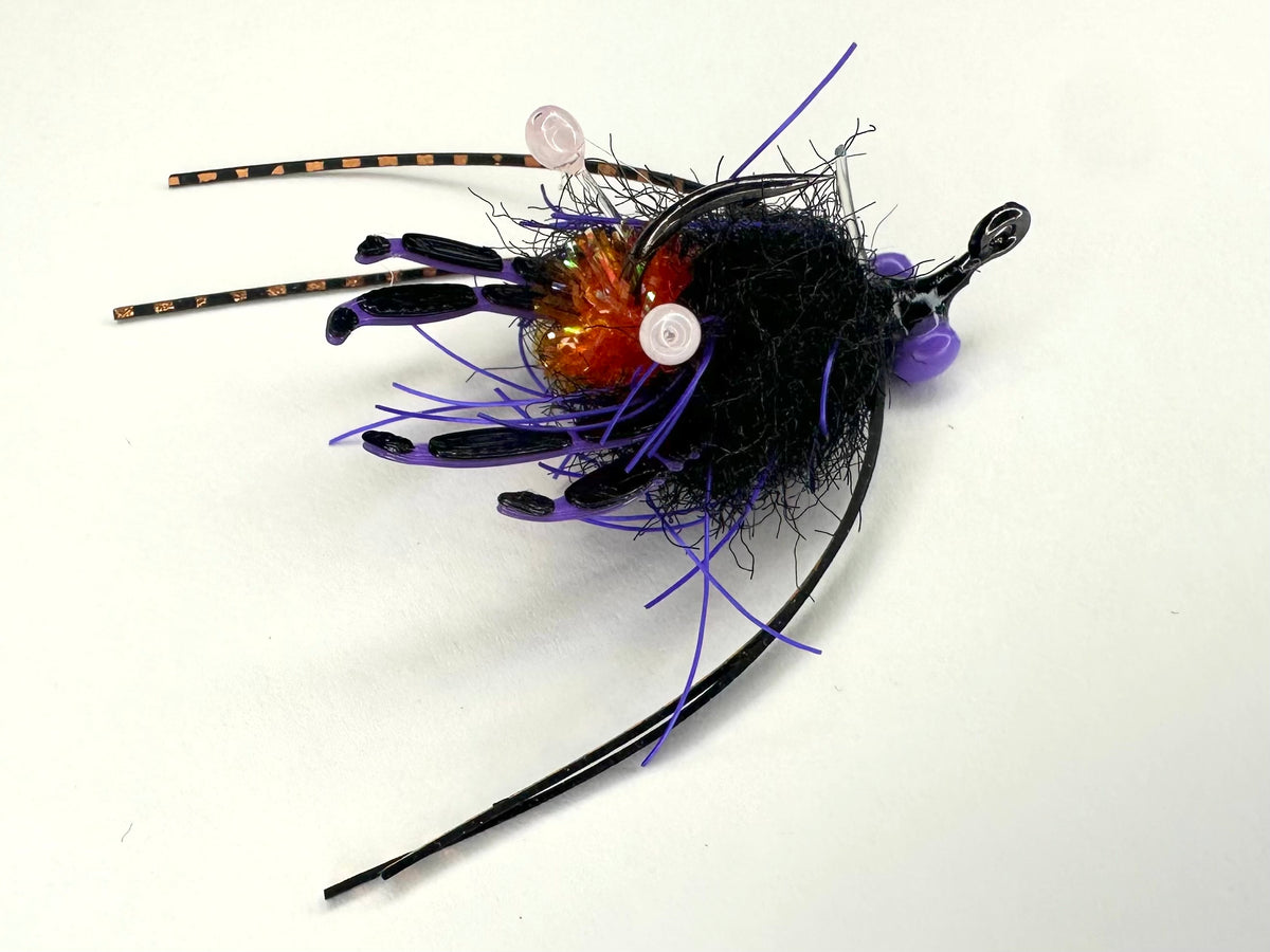Joey's Nasty Crab Fly - Black / Purple