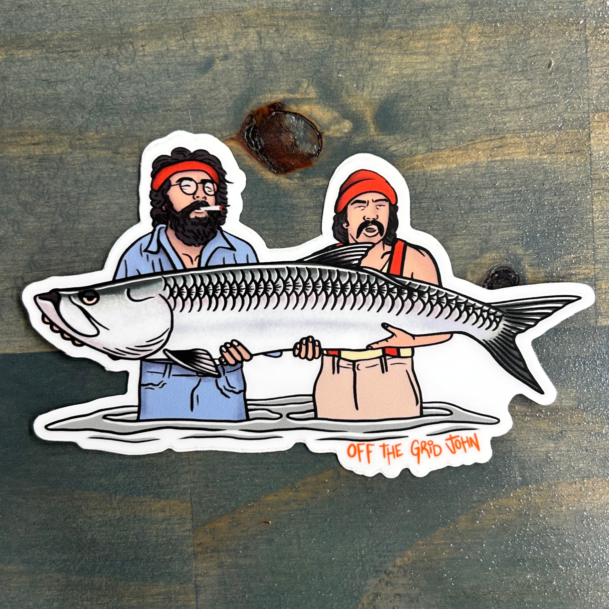 Fishing Dad Fisherman USA Retro Vintage Fishing Sticker for Sale by  mejeoshop