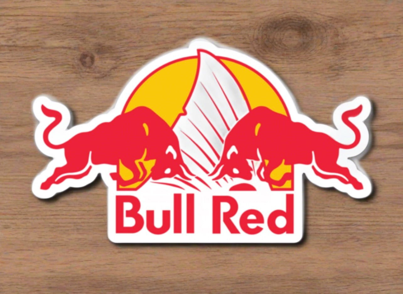 Sightcast bull red sticker