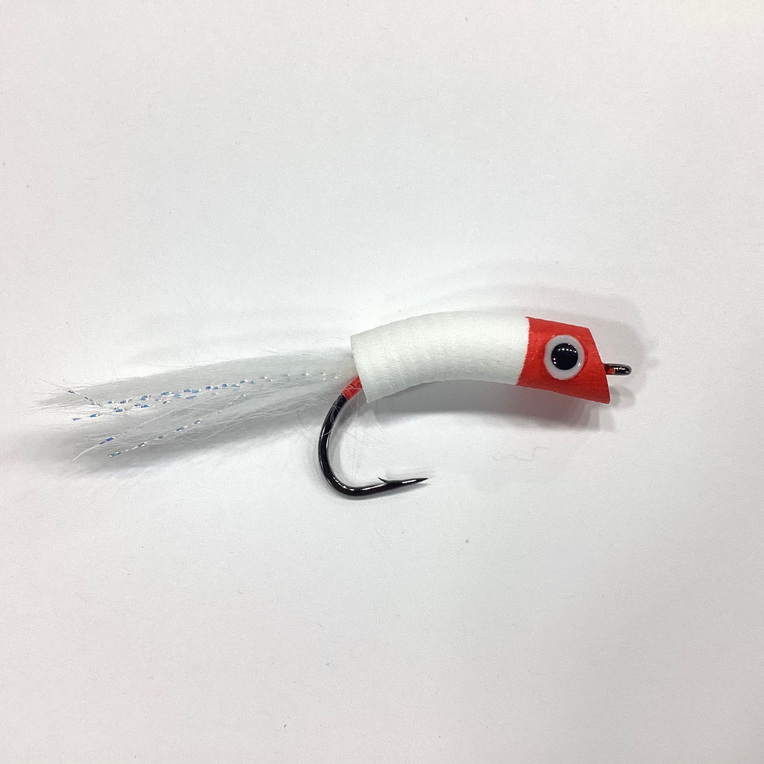 Todd's Wiggle Minnow - Red/White - size 2/0