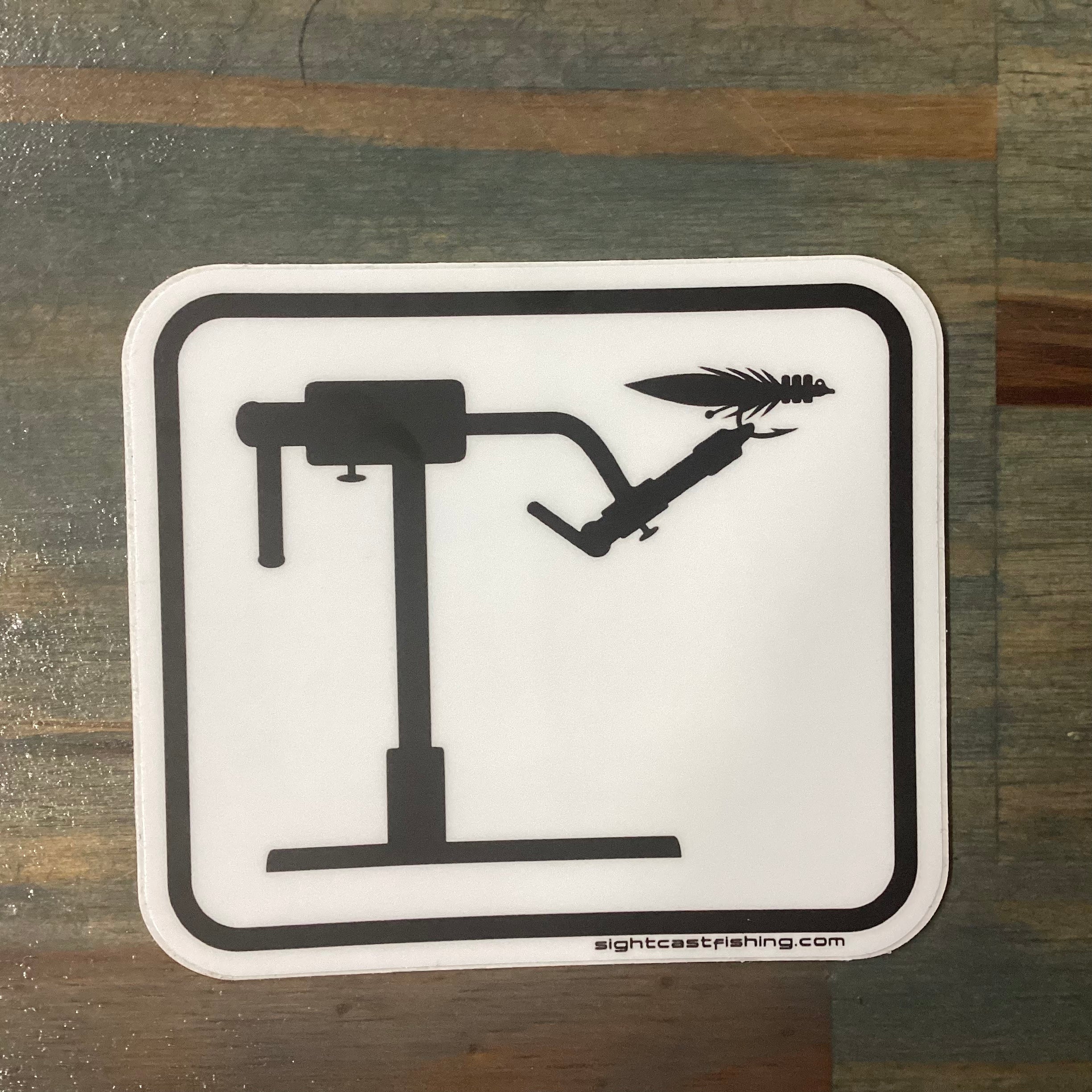 Sight Cast Fly Vise sticker