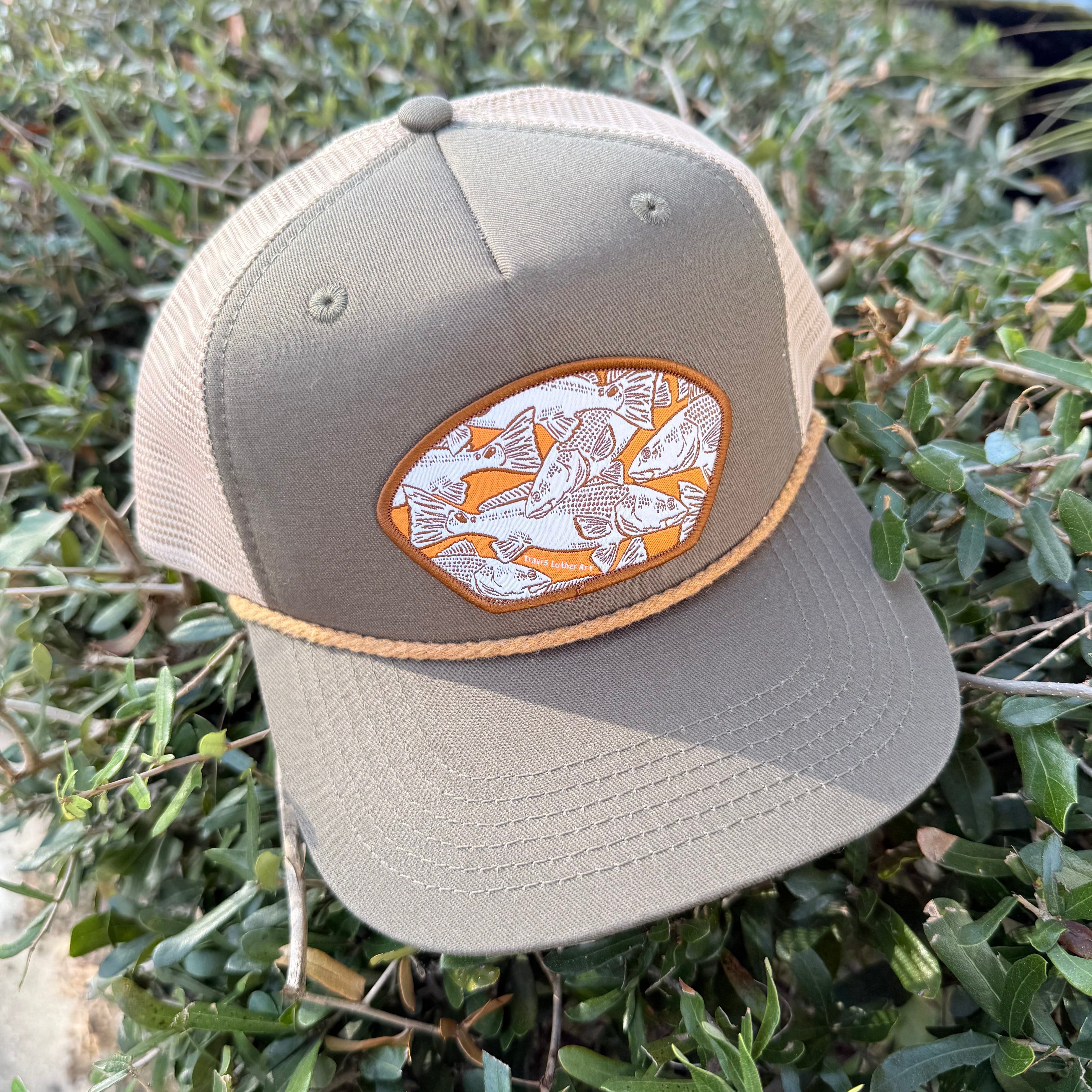 Redfish Collage Hat