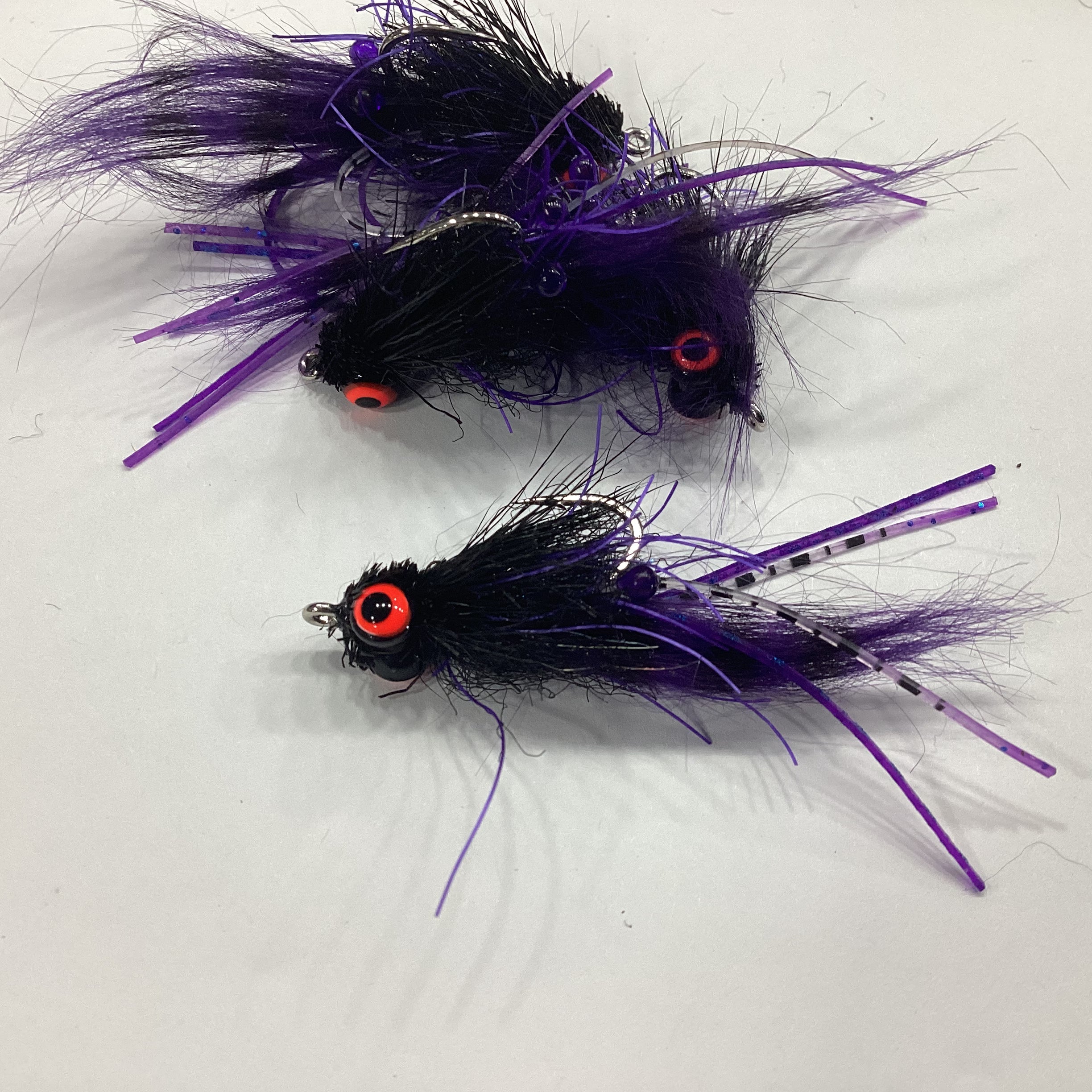 Drew Jensen's - Deer Hair Bug - purple/black - size 4