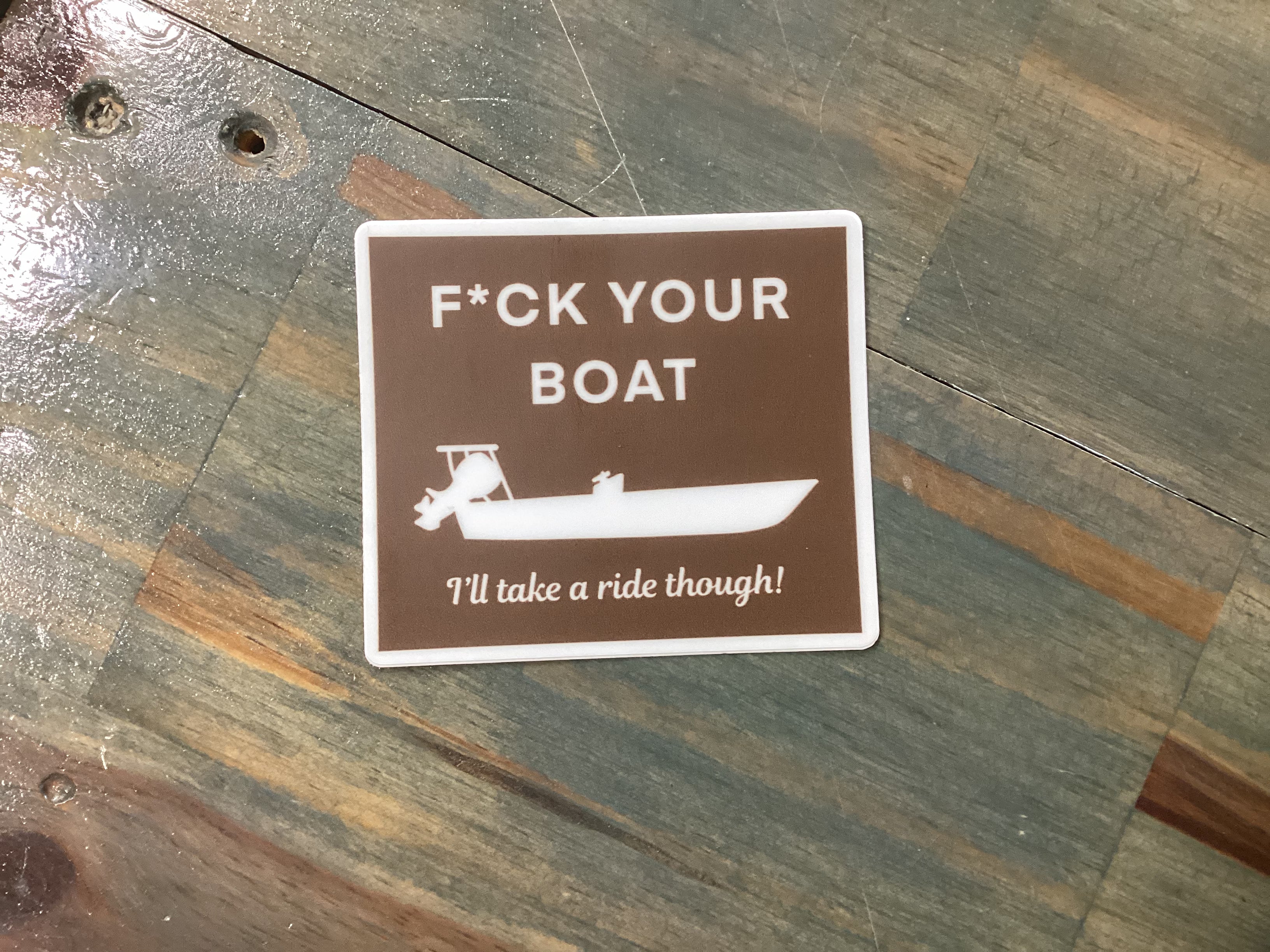 Lowfish Co. Boat Sign Sticker