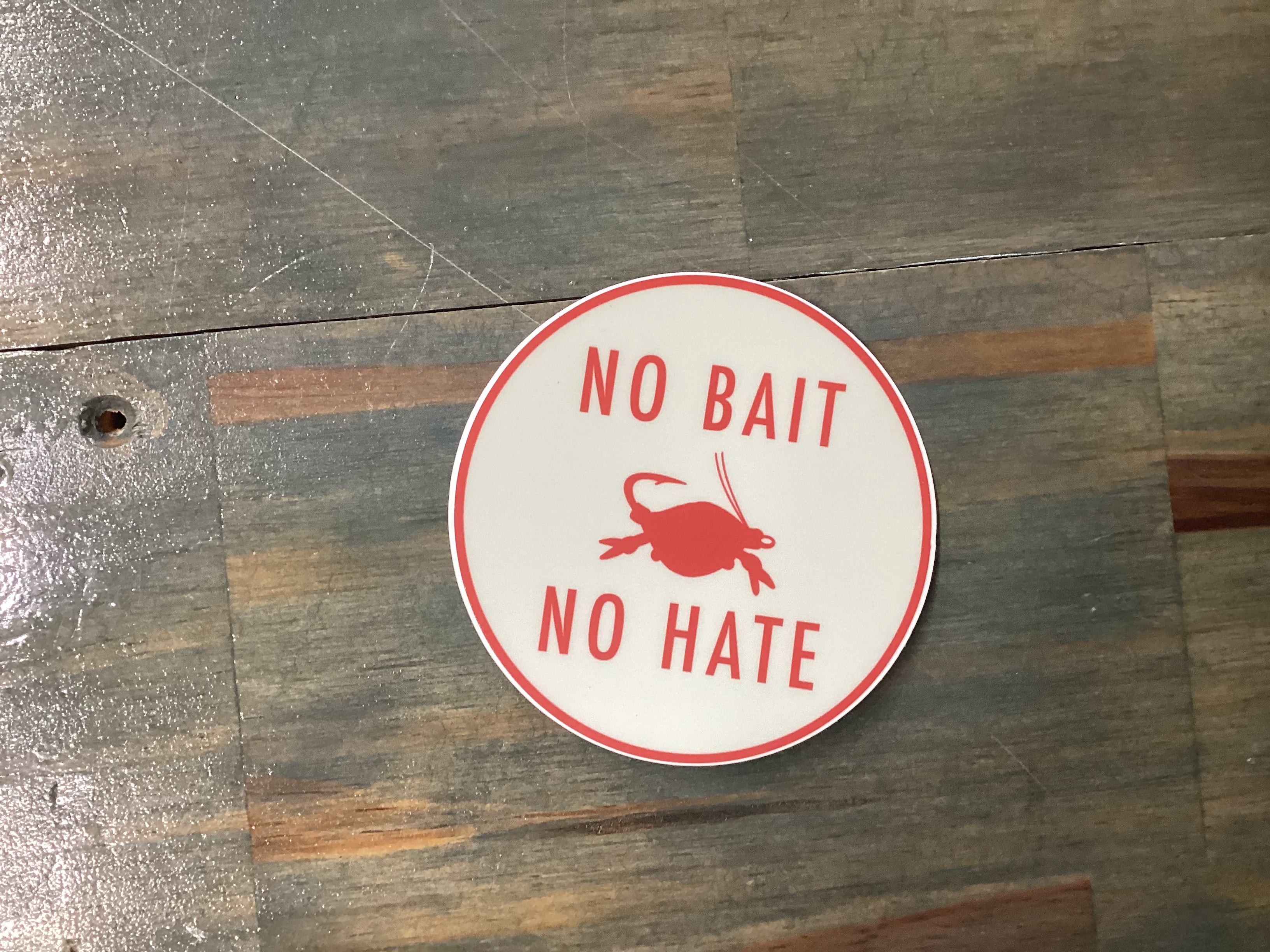 Lowfish Co. No Bait No Hate Sticker