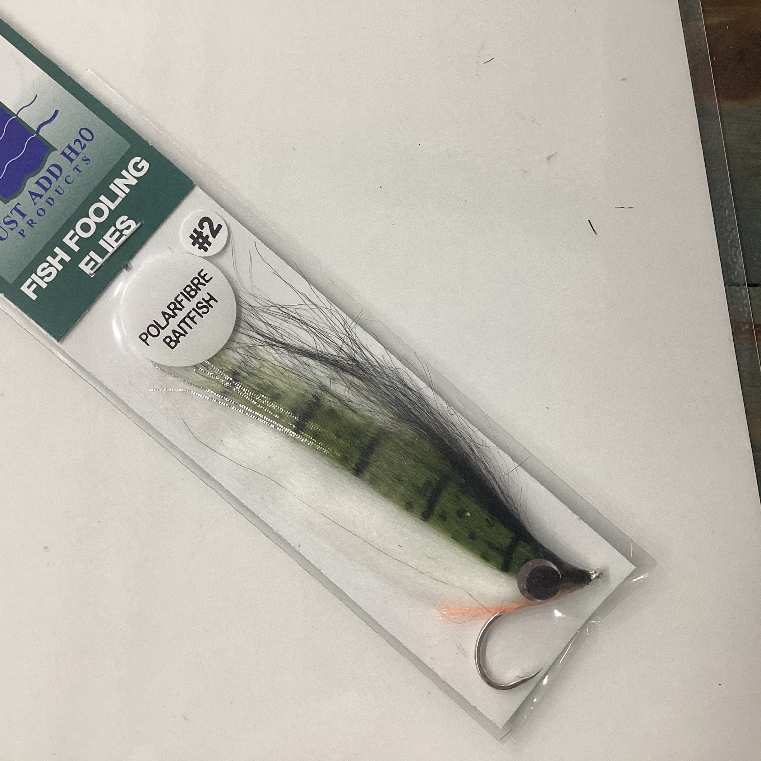 PolarFibre Baitfish - olive/white