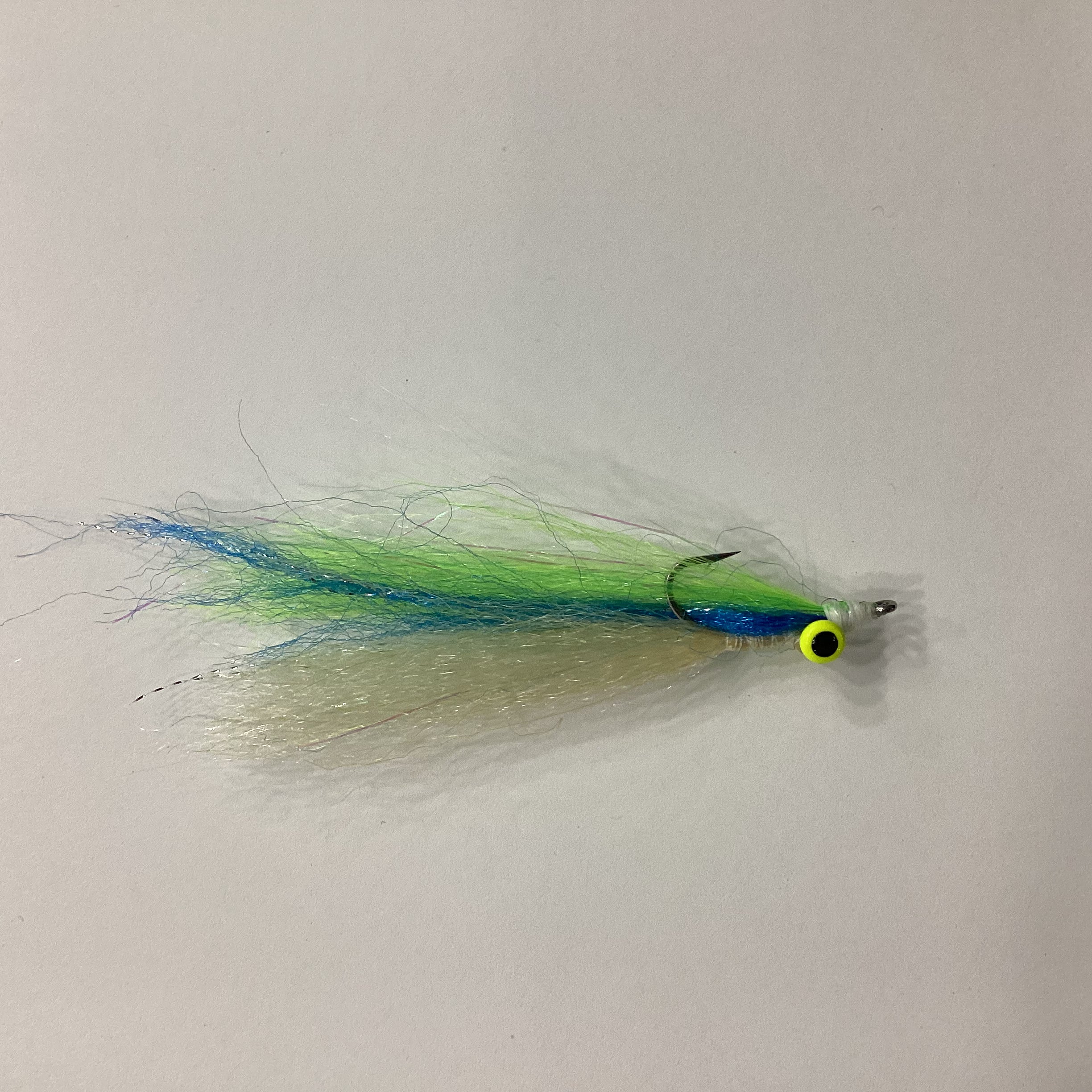 Clouser Minnow - chart/white/blue