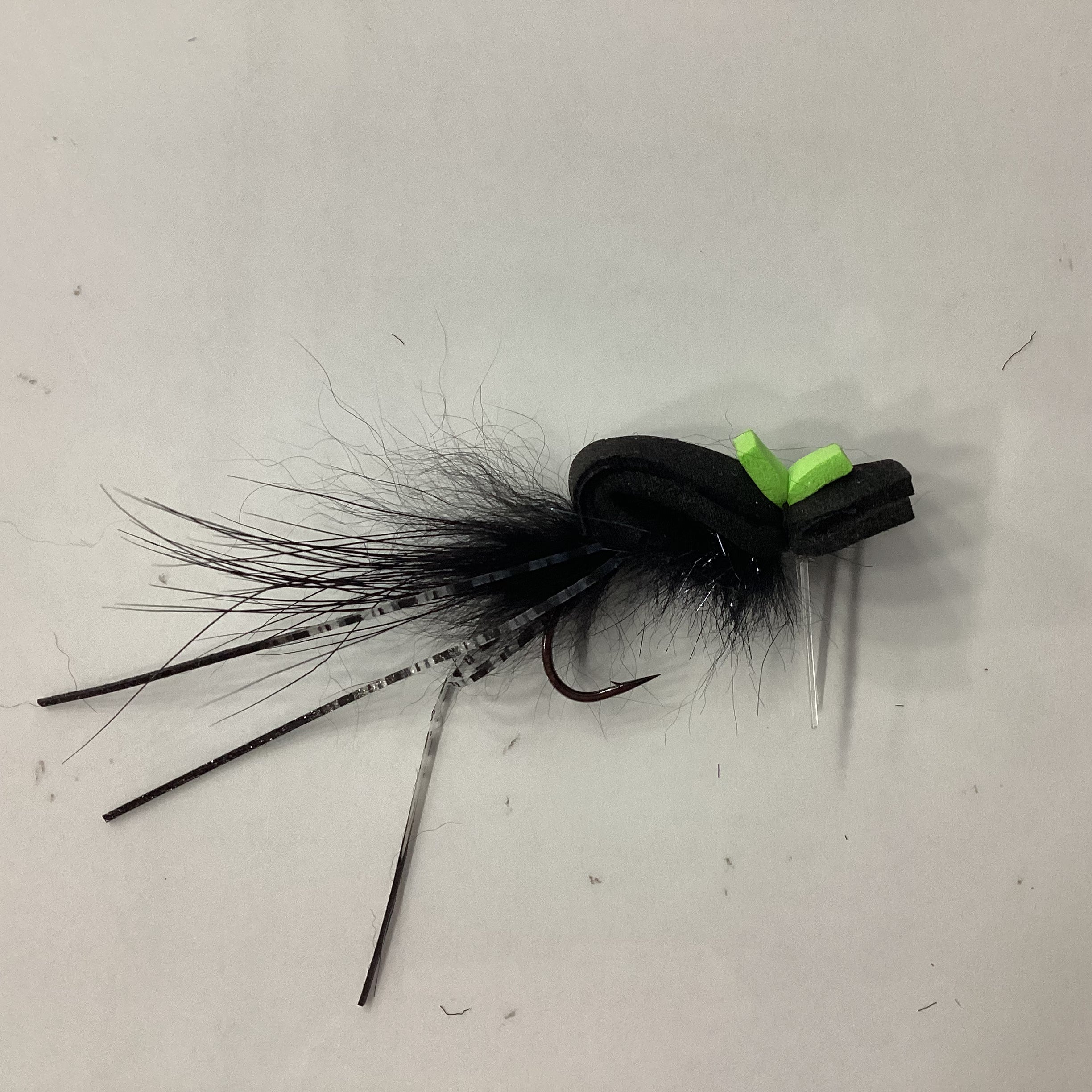 Dime-Bag Davey's Rattle Gurgler - black/chartreuse